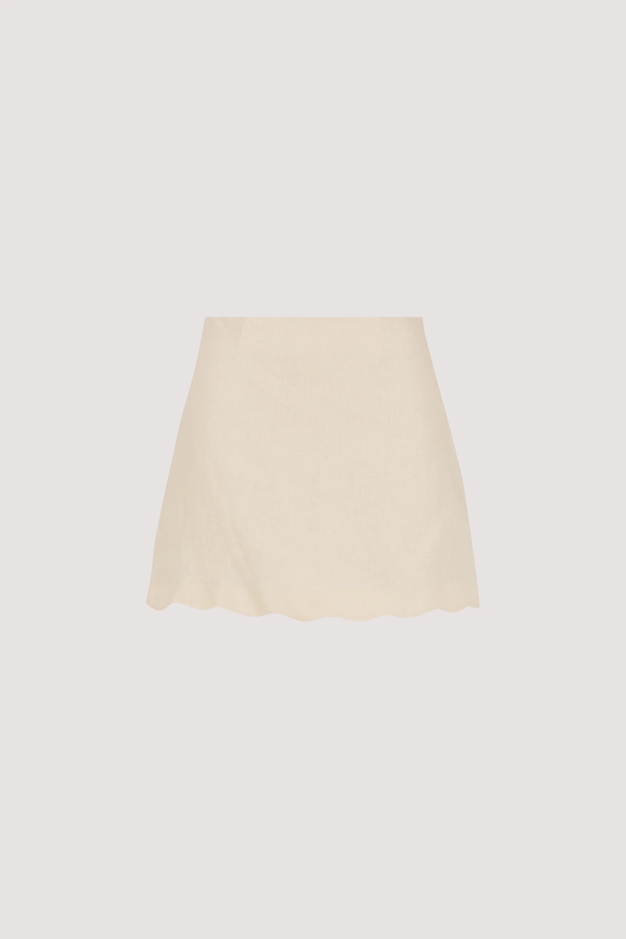 LELA SANDSTONE LINEN SKORT - Image 8