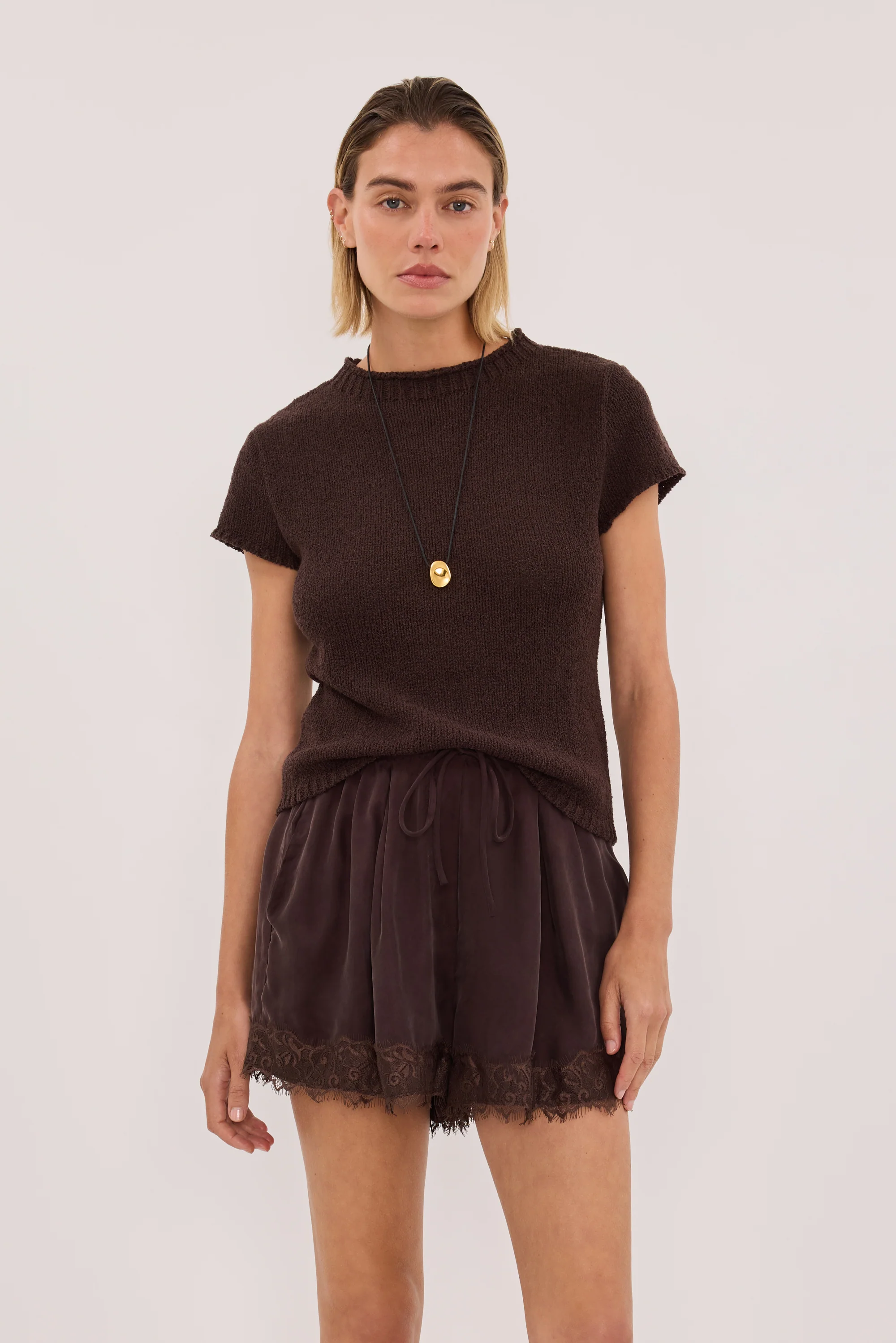 LEO CHOC KNIT TOP - Image 2