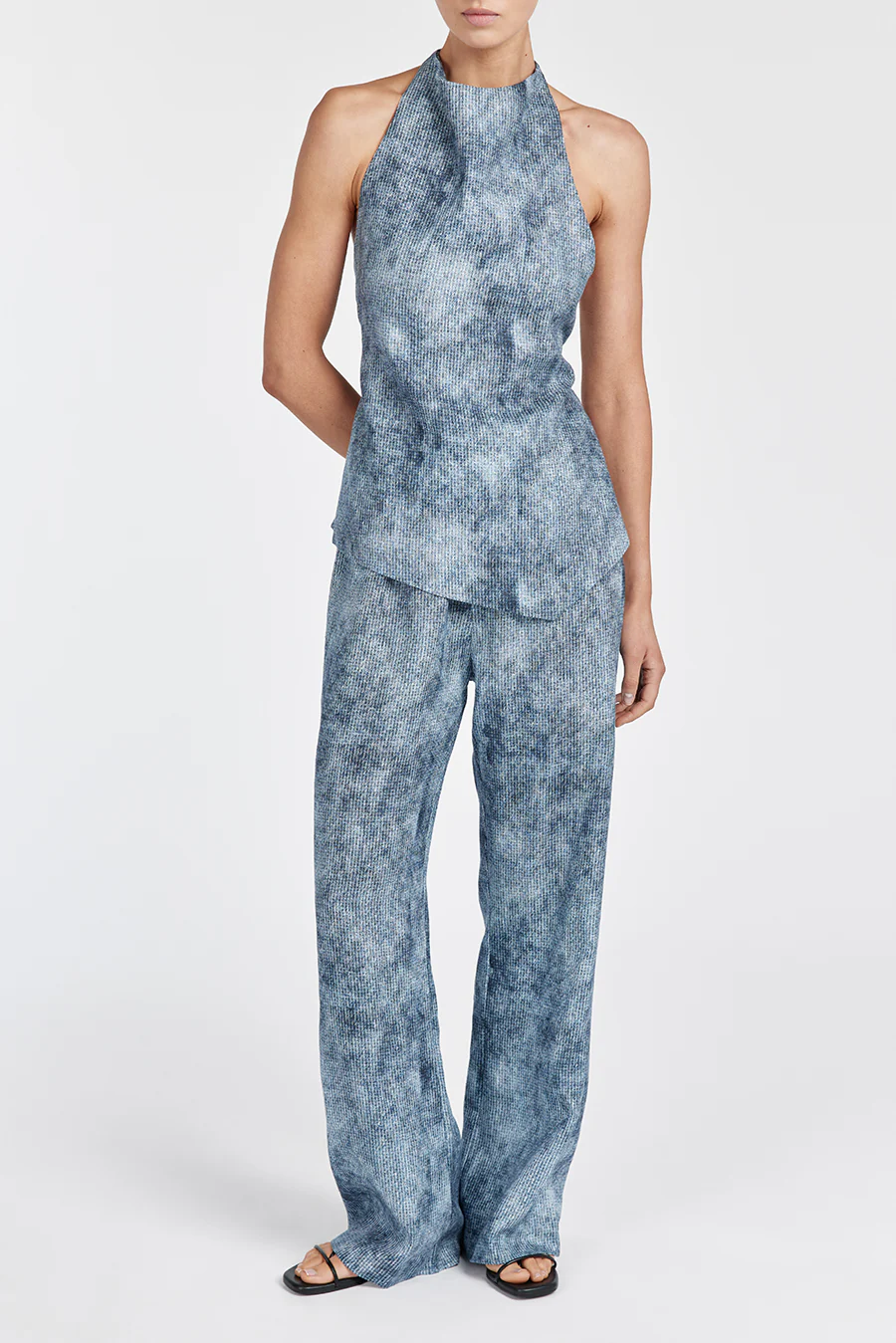LEON LINEN DRAWSTRING  PANT - Image 2