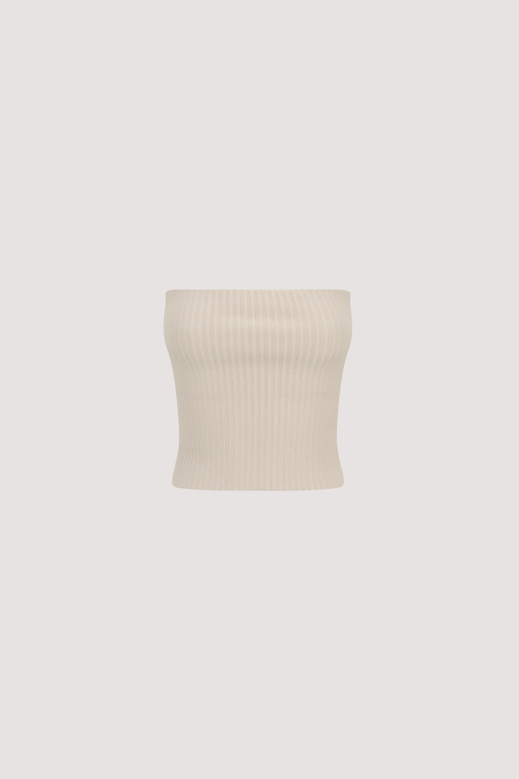 LIMA BONE STRAPLESS BANDEAU KNIT TOP - Image 6