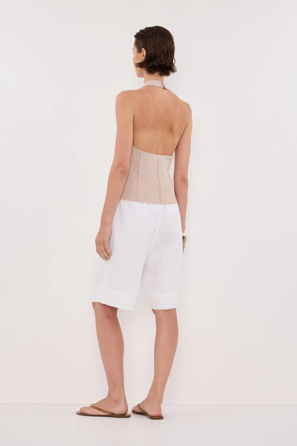 LISS STONE HALTER KNIT TOP - Image 4
