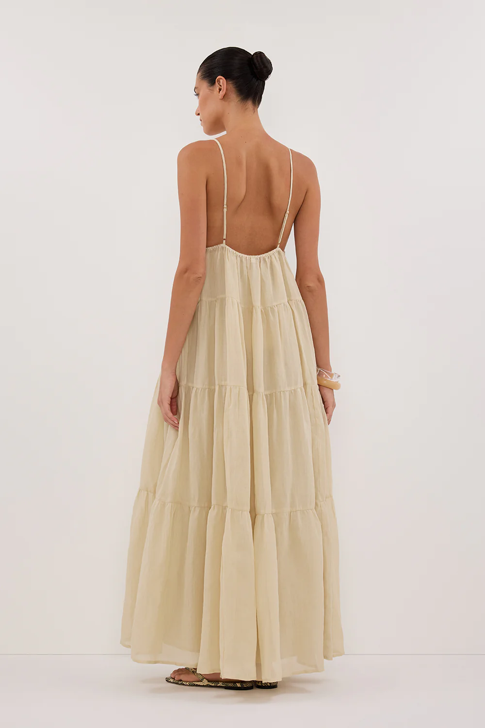 LIZA PLASTER RAMIE MIDI DRESS - Image 4
