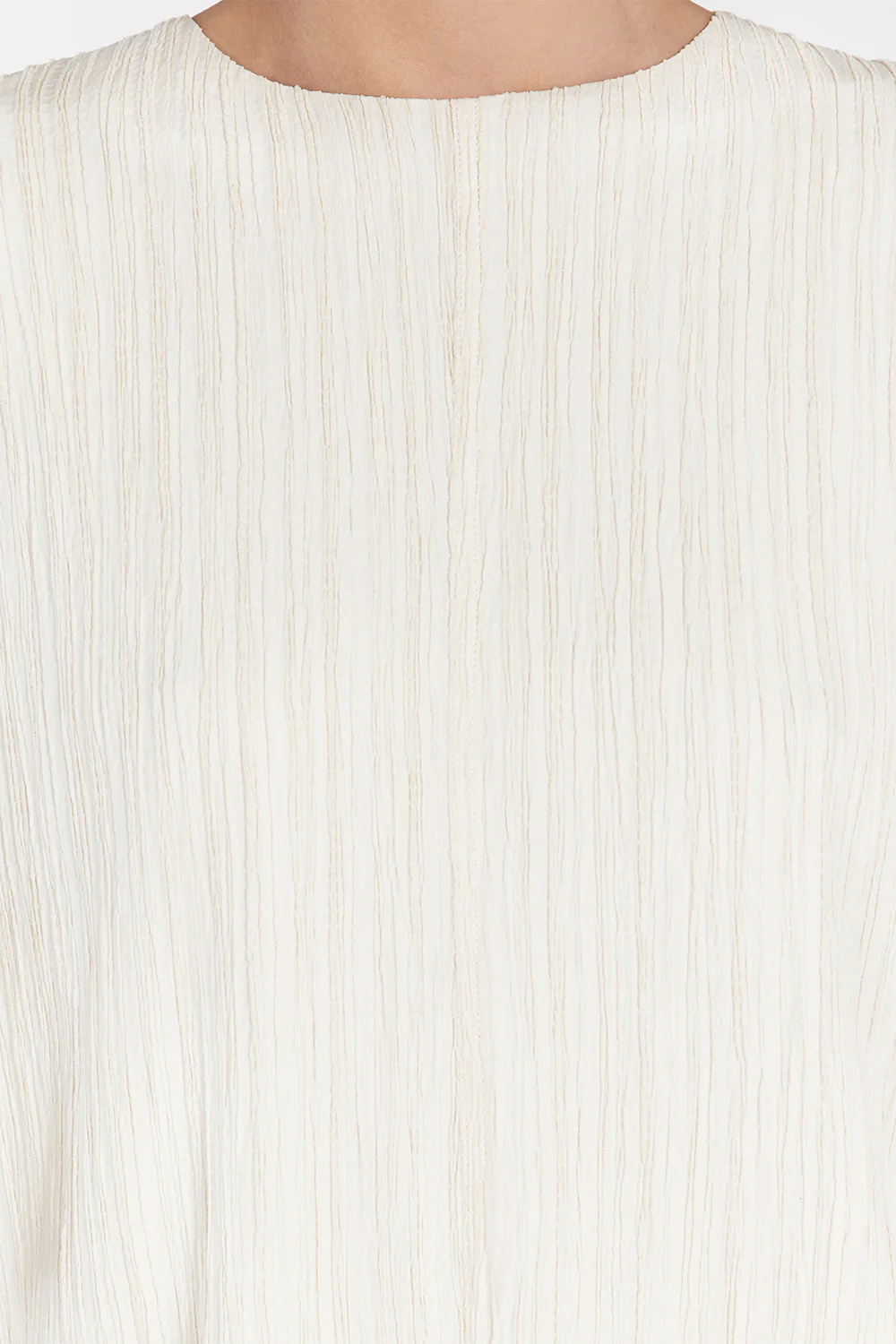 LOZ CREAM ASYM BOXY TEE - Image 6