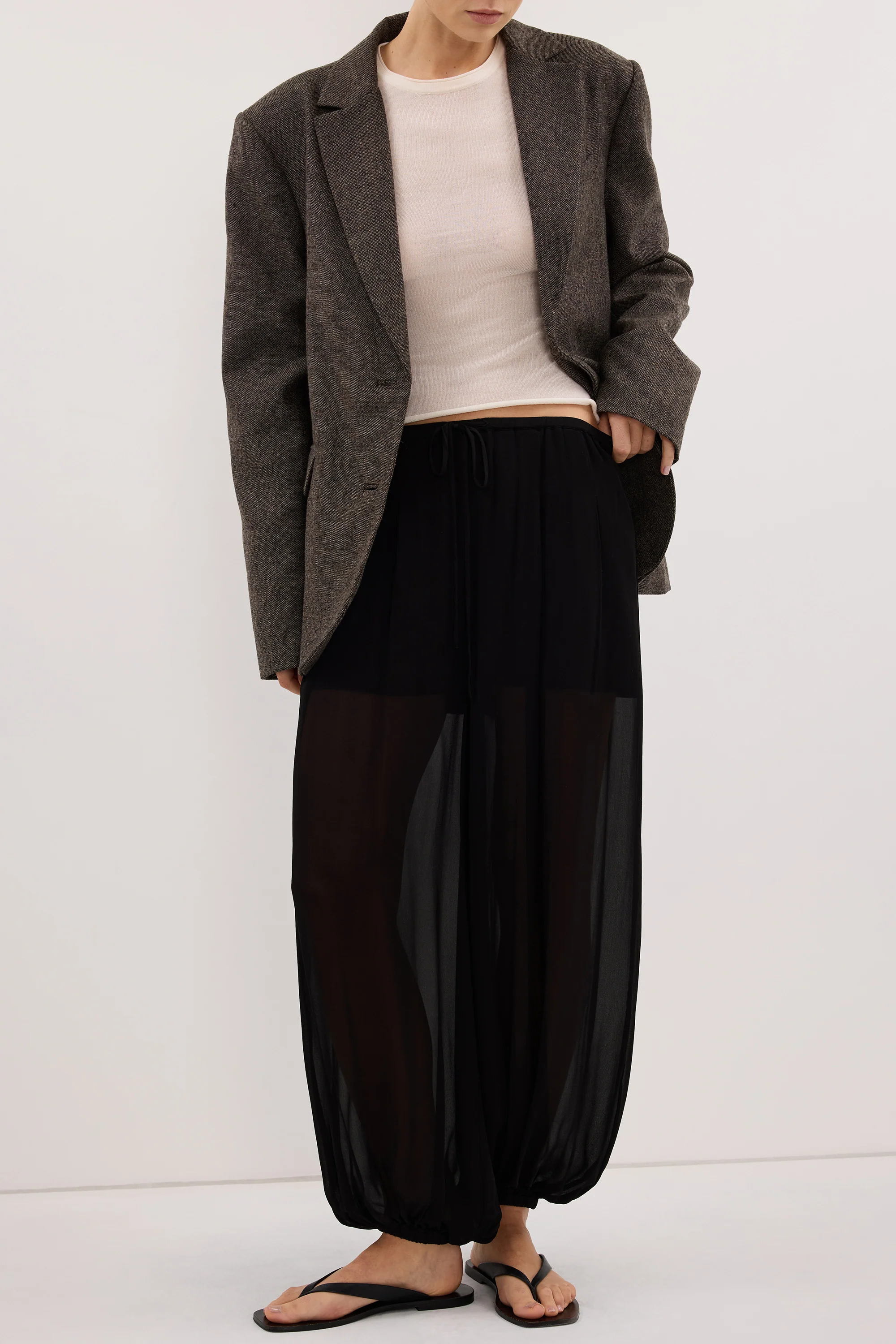 LUELLA BLACK BALLOON PANTS - Image 5