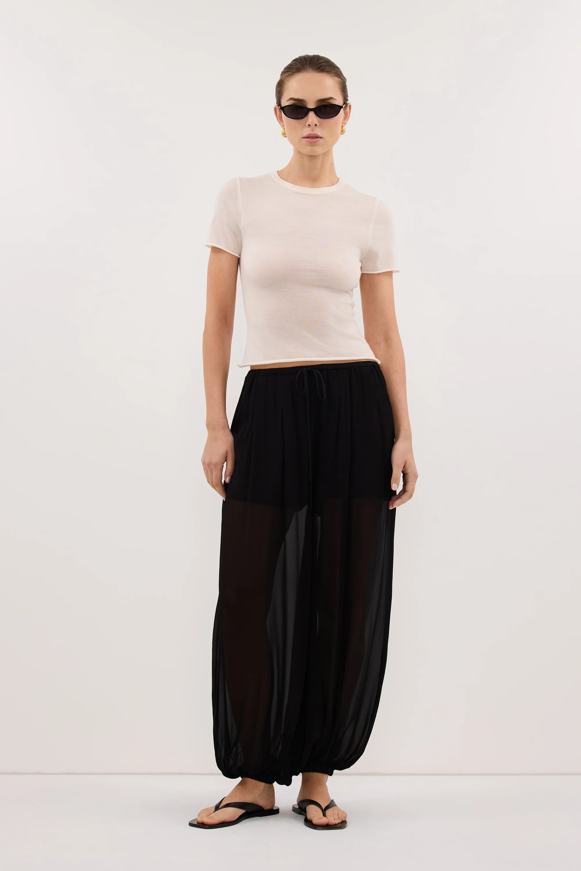 LUELLA BLACK BALLOON PANTS - Image 7