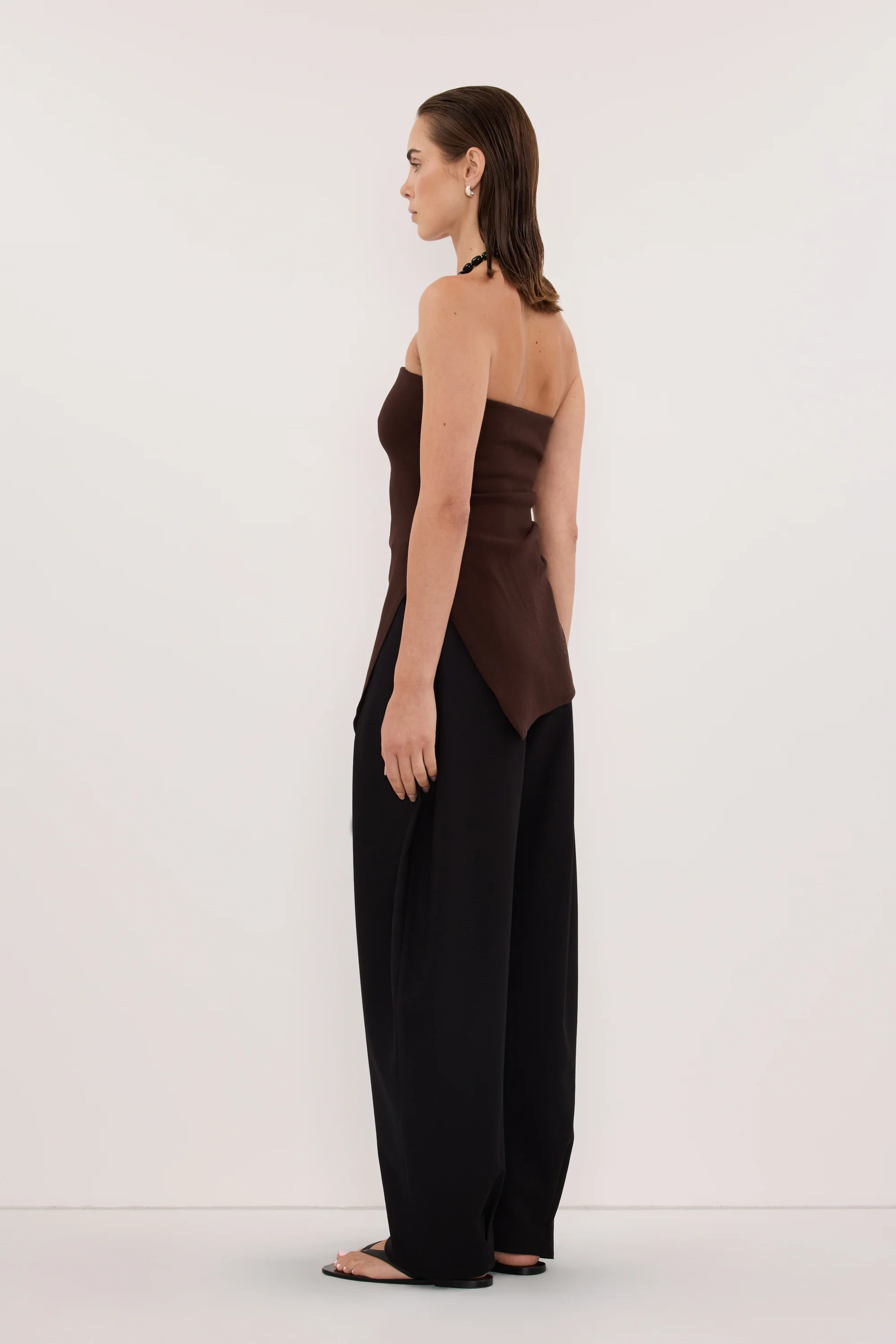 LUKE CHOC LONGLINE BANDEAU TOP - Image 8