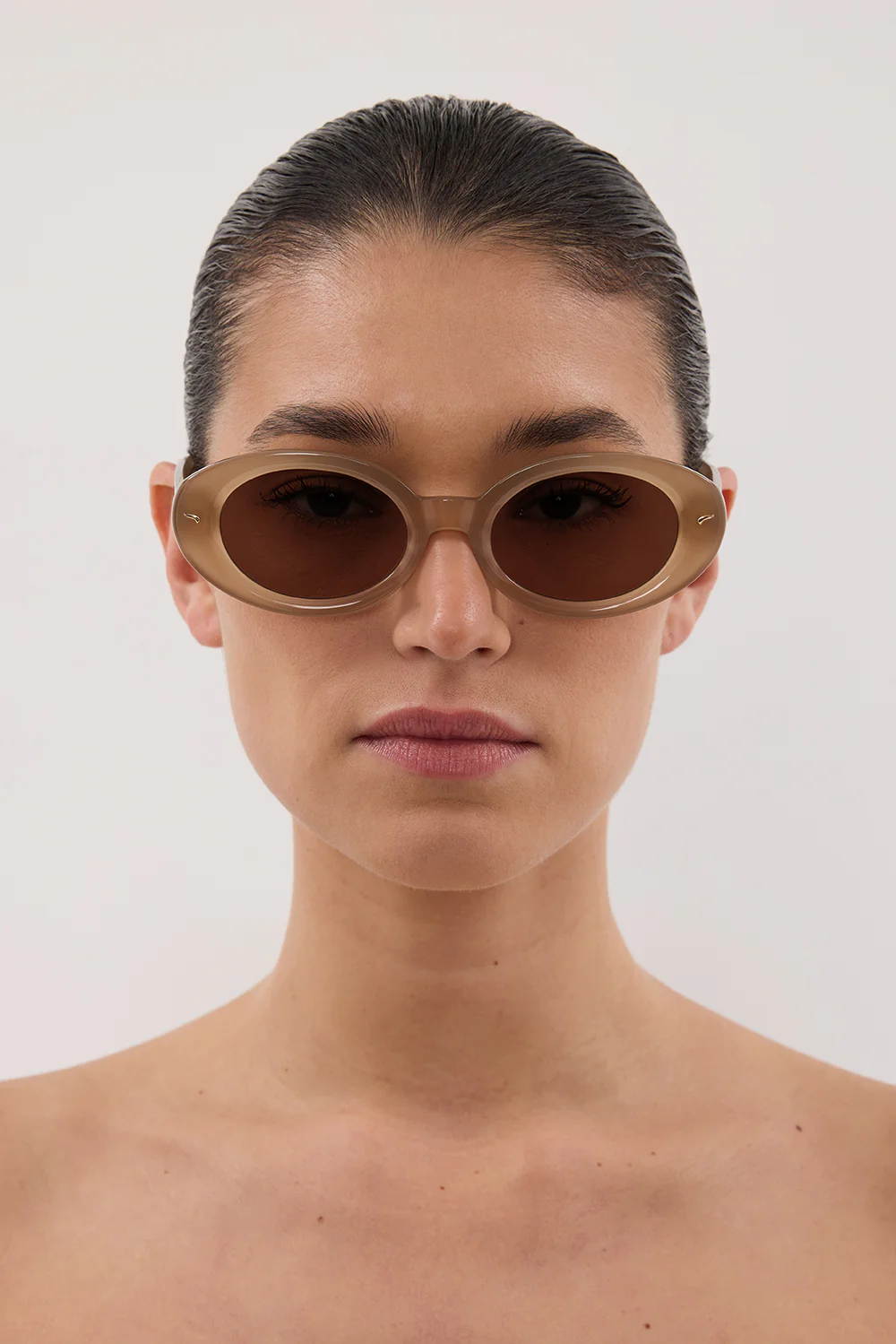 LUV LOU THE AUDREY BISQUE SUNGLASSES - Image 4