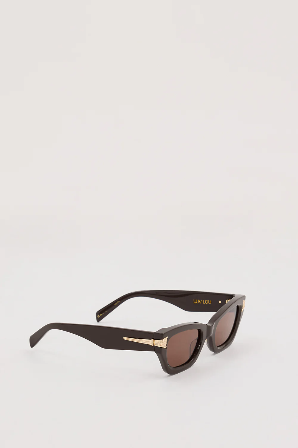LUV LOU THE CAMERON CHOC SUNGLASSES - Image 3