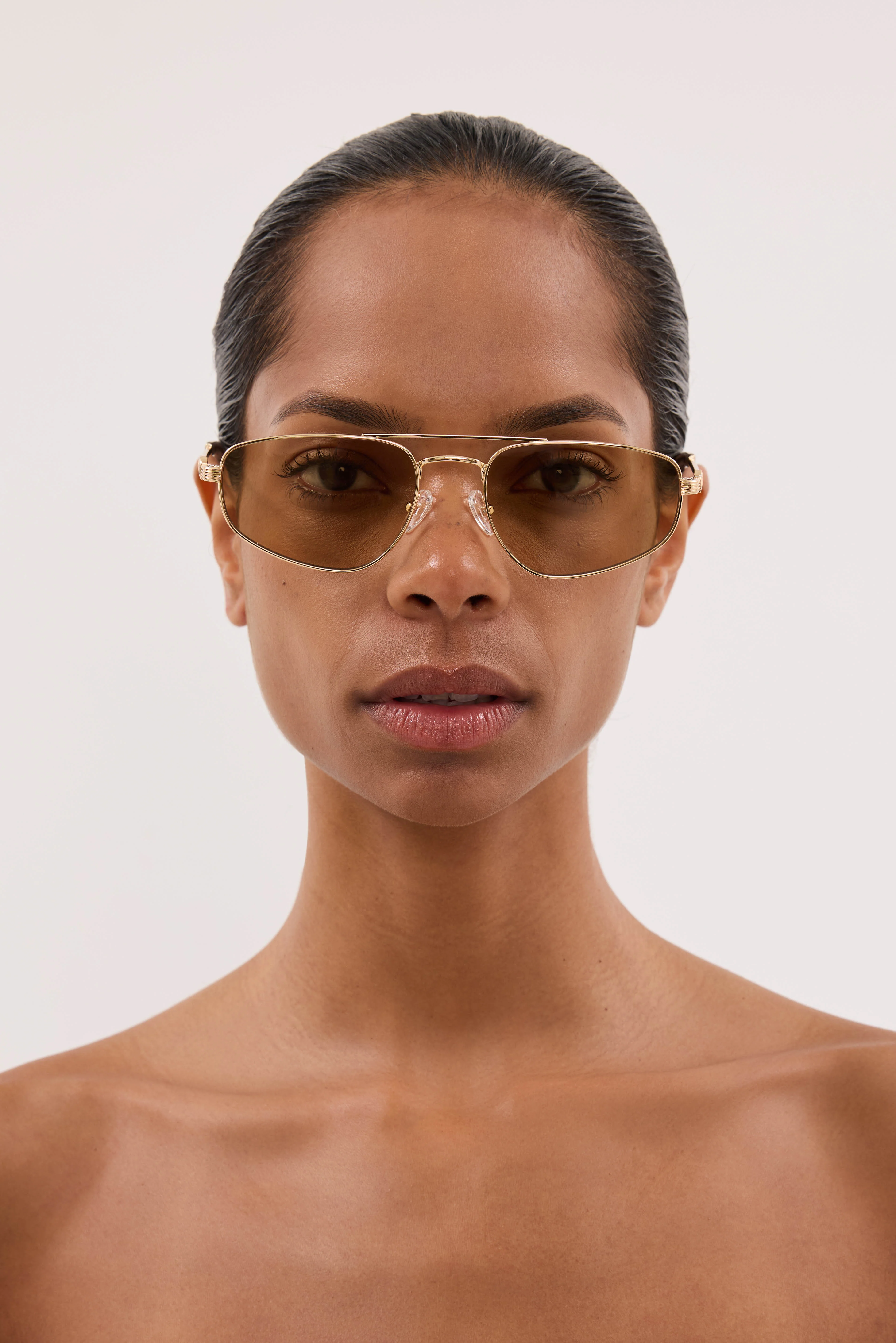 LUV LOU THE HARVEY SUNGLASSES MUSTARD - Image 4