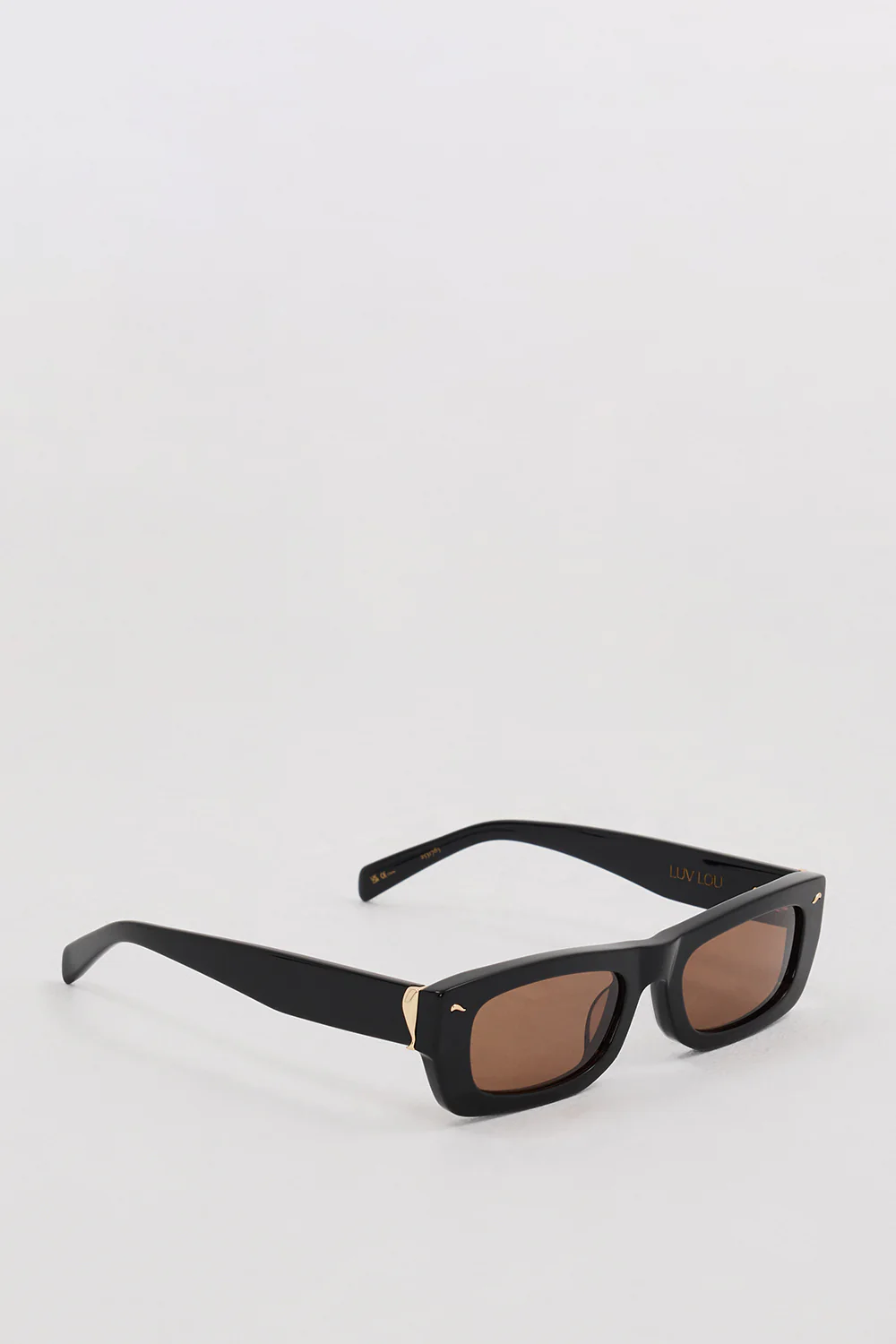 LUV LOU THE TOMMY BLACK SUNGLASSES - Image 3