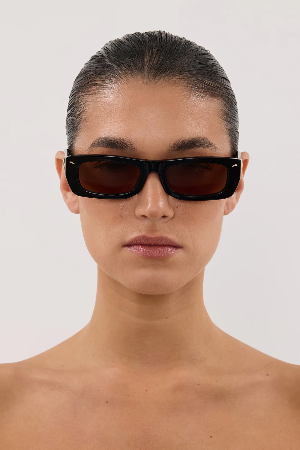 LUV LOU THE TOMMY BLACK SUNGLASSES - Image 4