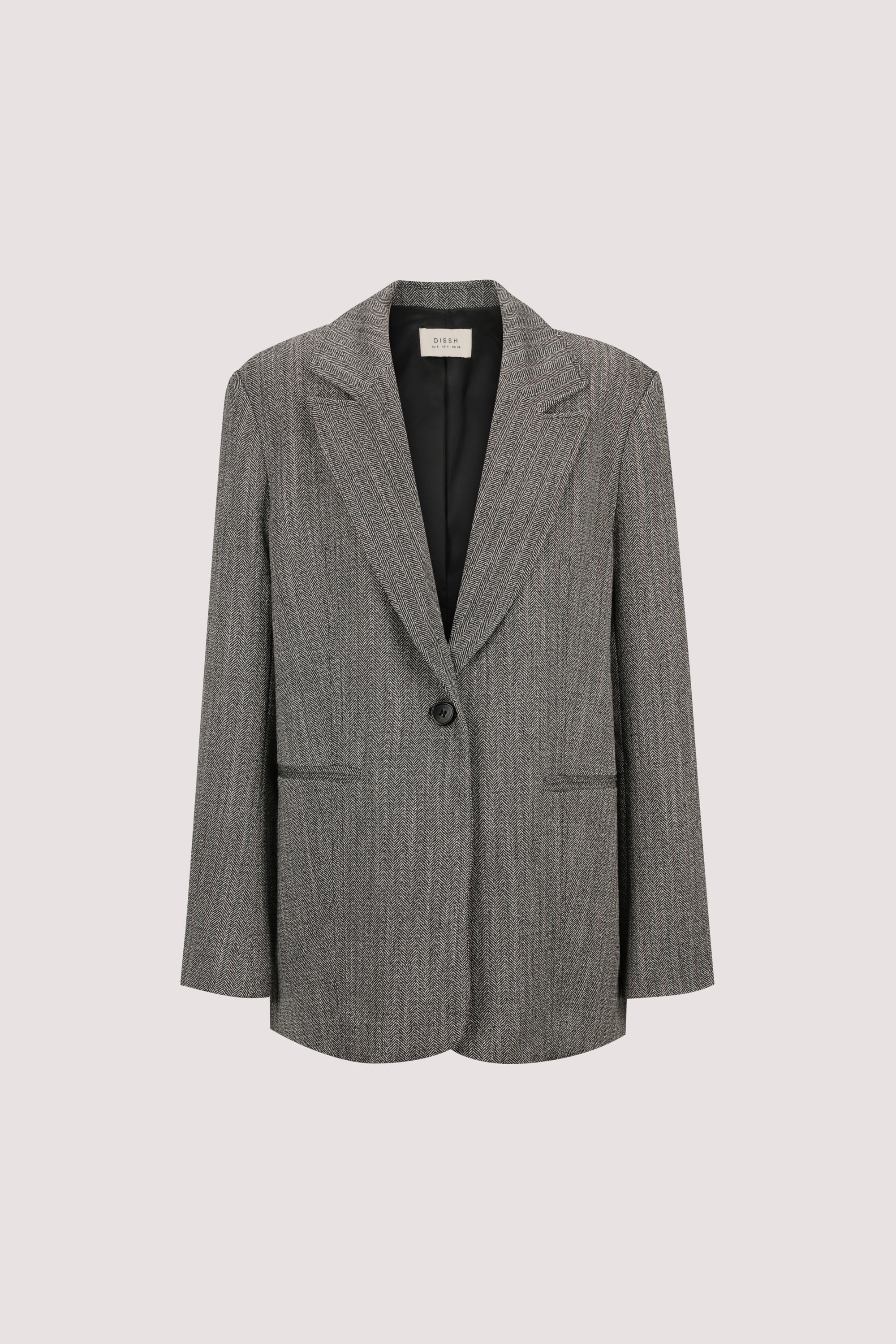 MANHATTAN CHARCOAL TWEED BLAZER - Image 6
