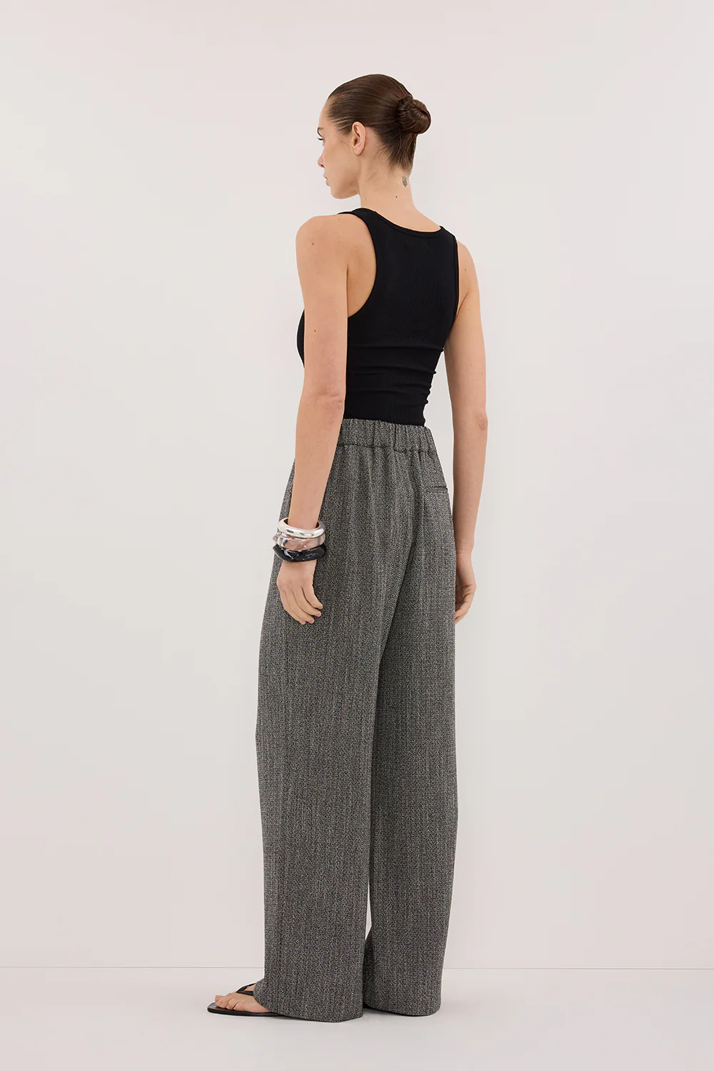 MANHATTAN CHARCOAL TWEED PANT - Image 6
