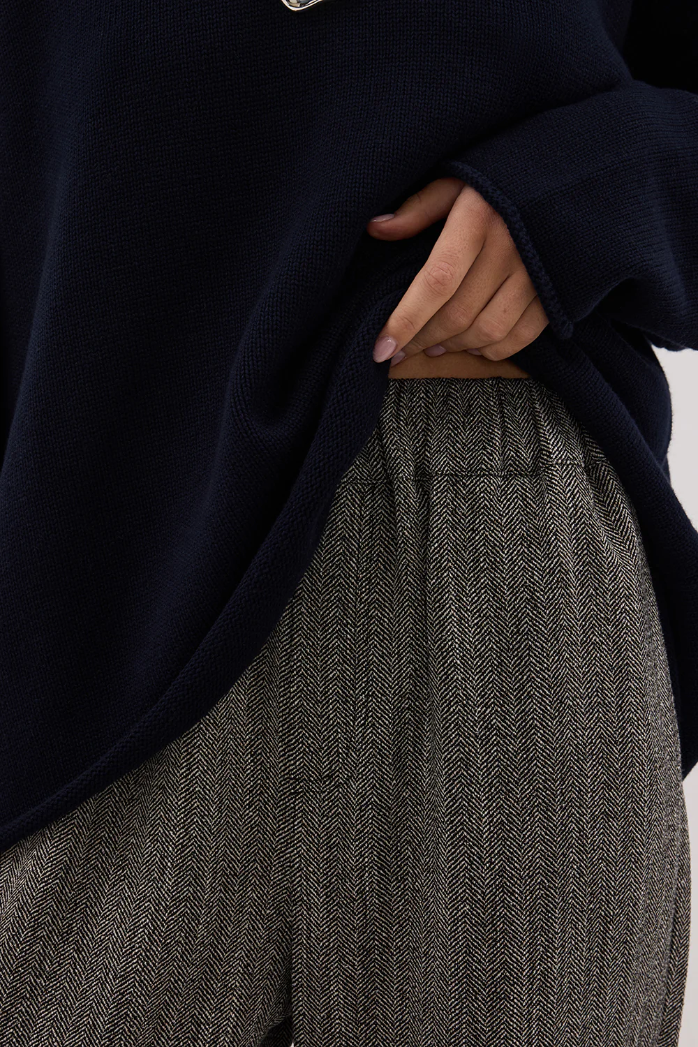 MANHATTAN CHARCOAL TWEED PANT - Image 7