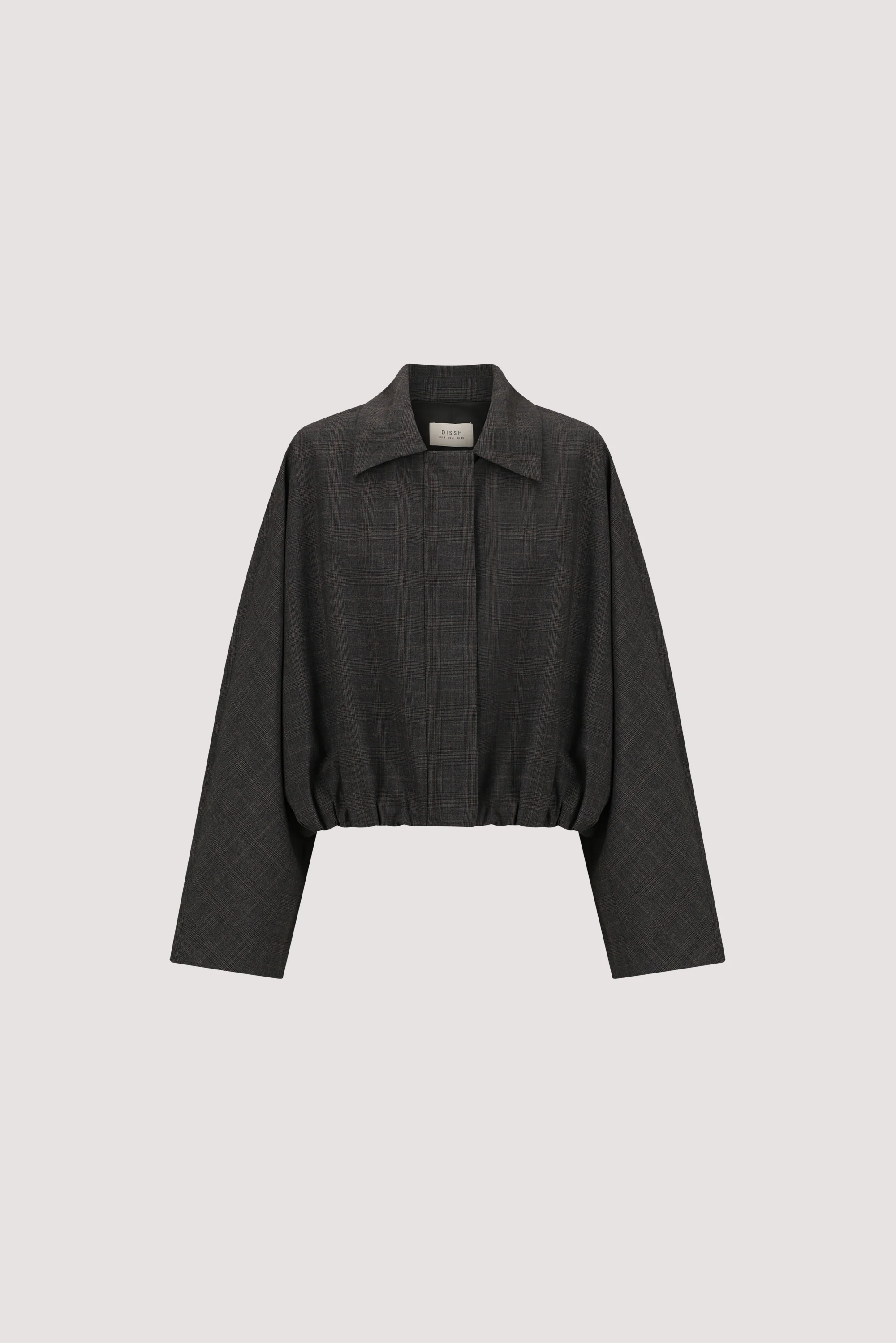 MARCO GREY PLAID BOMBER JACKET - Image 6