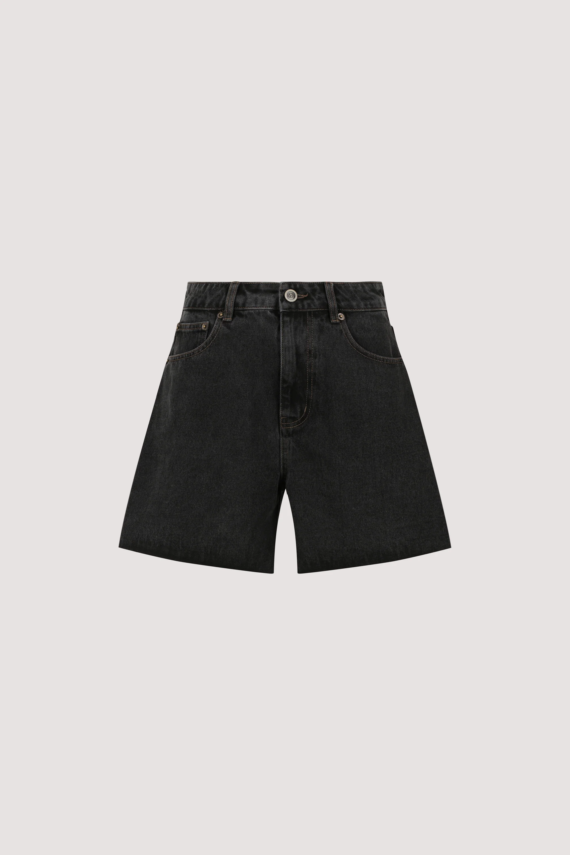 MARLEY BLACK RINSE DENIM SHORT - Image 6