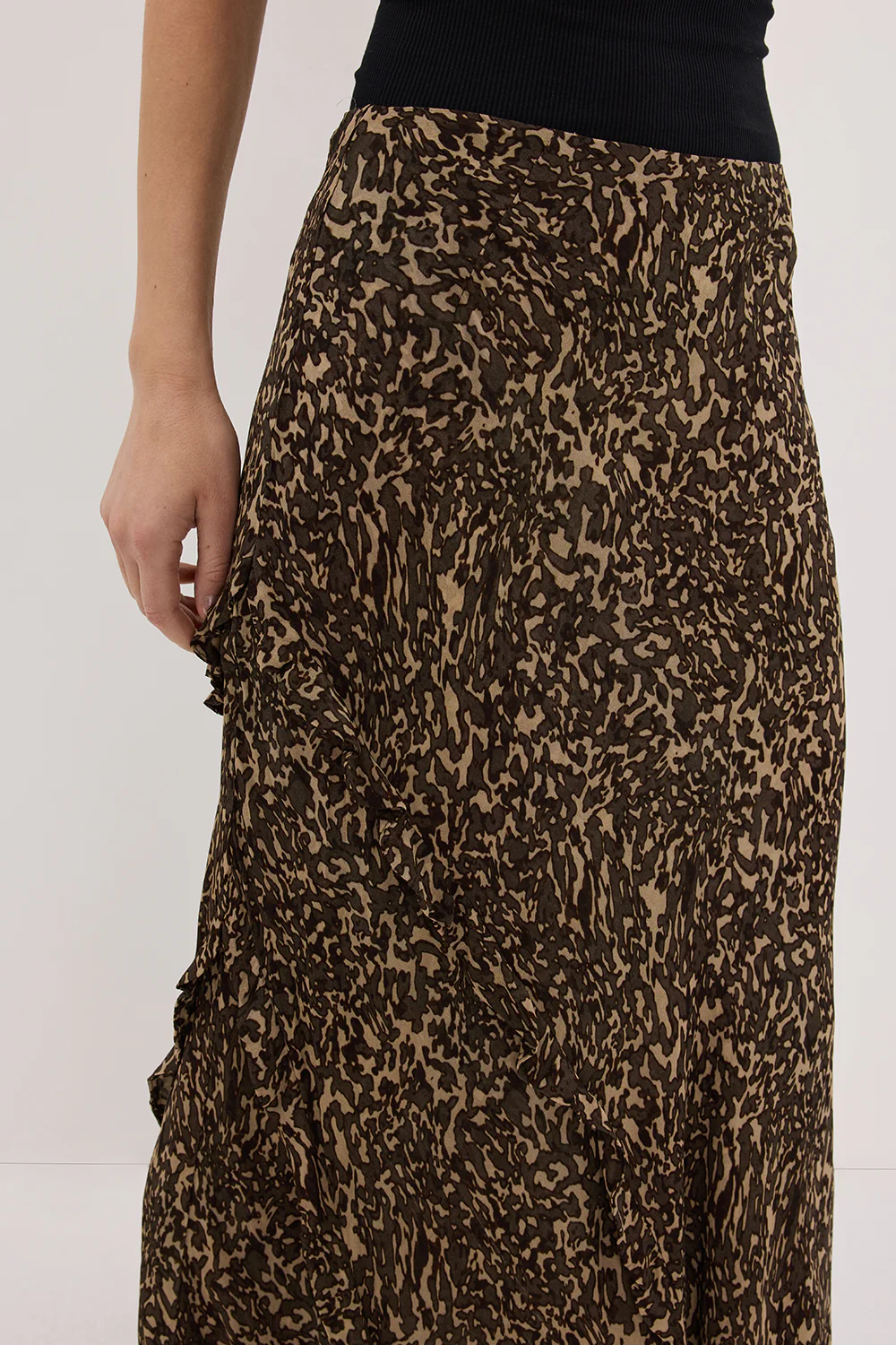 MARVILLA CHOC MIDI SKIRT - Image 5