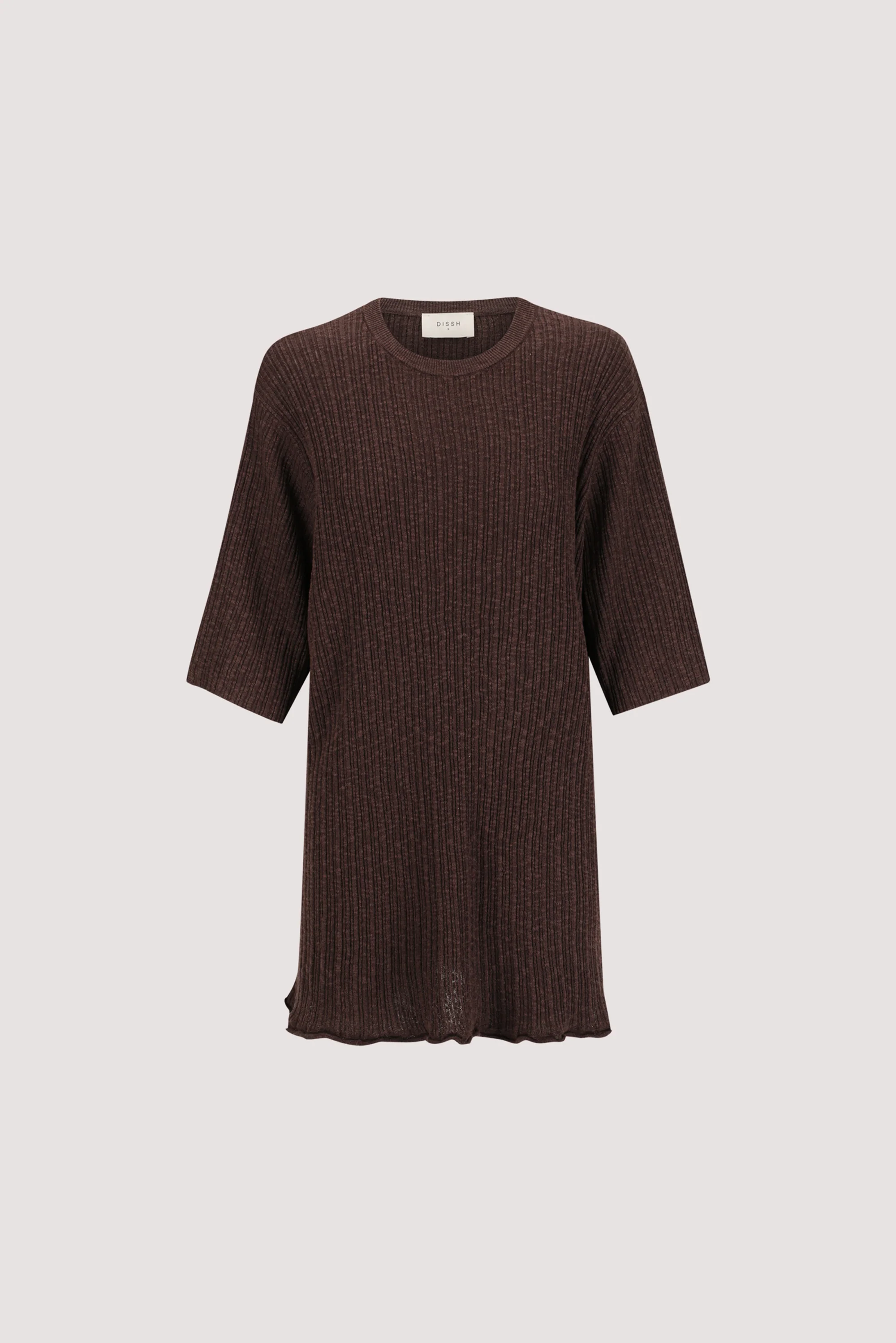 MAX CHOC LONGLINE KNIT TEE - Image 7