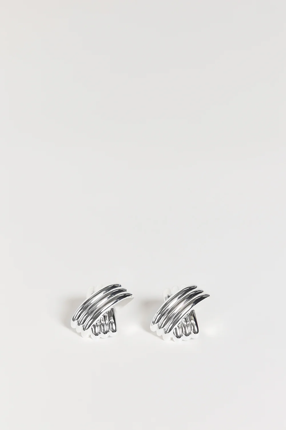 MÉGA TRIPLE X SILVER EARRING - Image 4