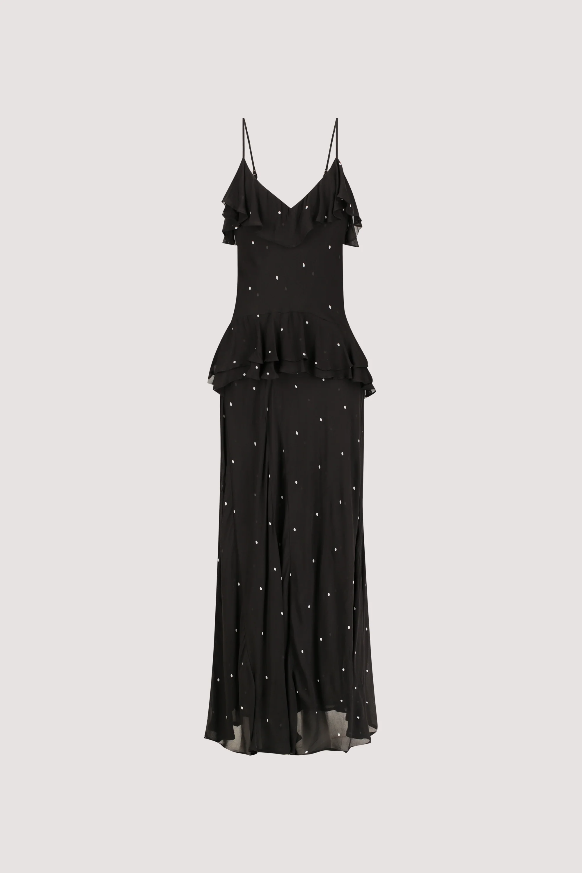 MELROSE BLACK SPOT MAXI DRESS - Image 6