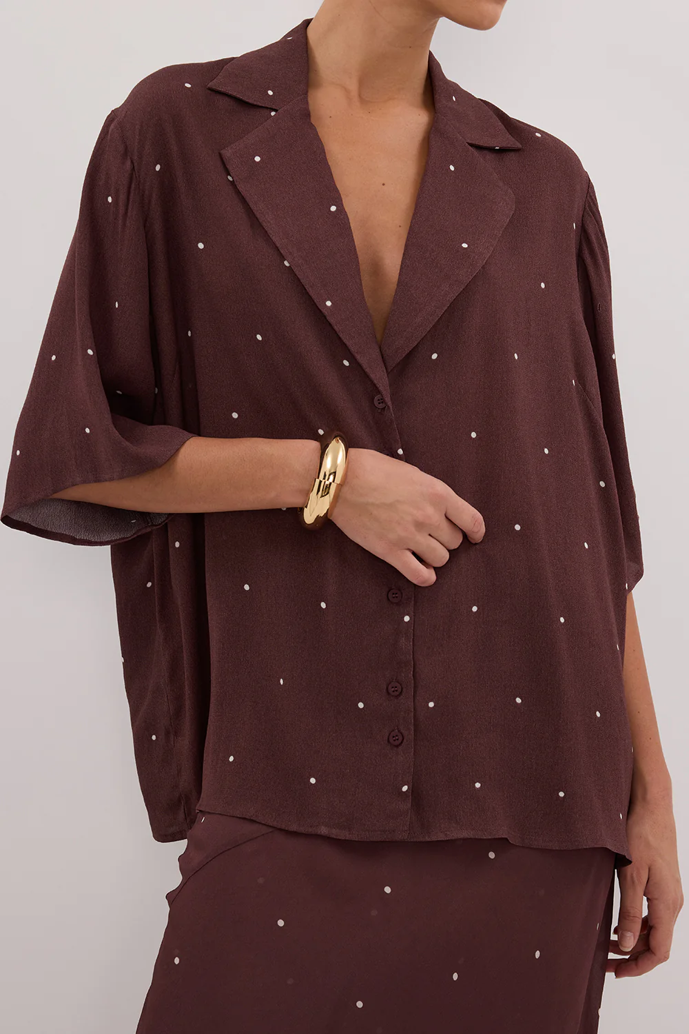 MELROSE WALNUT SHORT SLEEVE SHIRT - Image 6