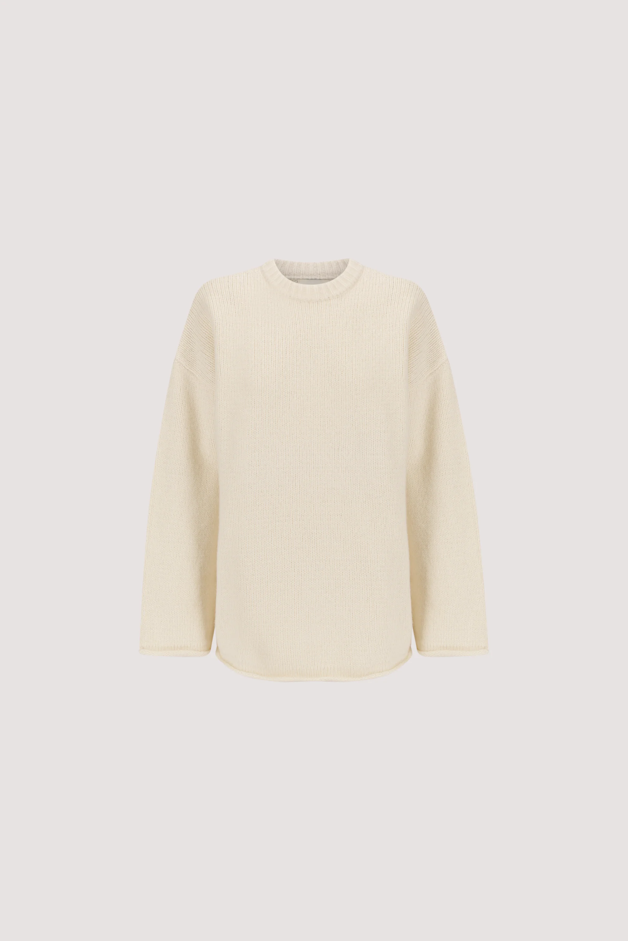 MILLY CREAM CREW NECK KNIT JUMPER - Image 8
