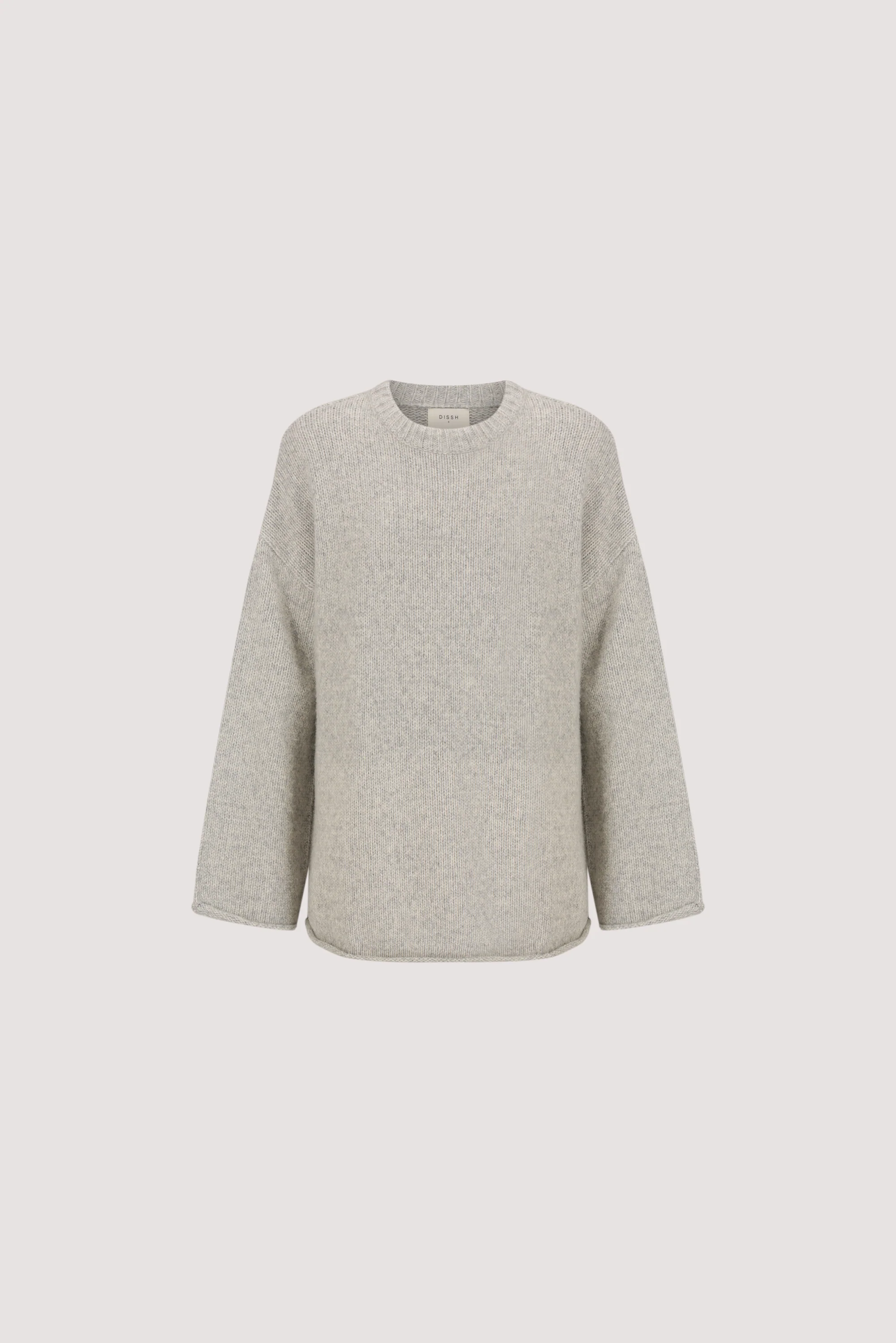 MILLY SILVER CREW NECK KNIT JUMPER - Image 6