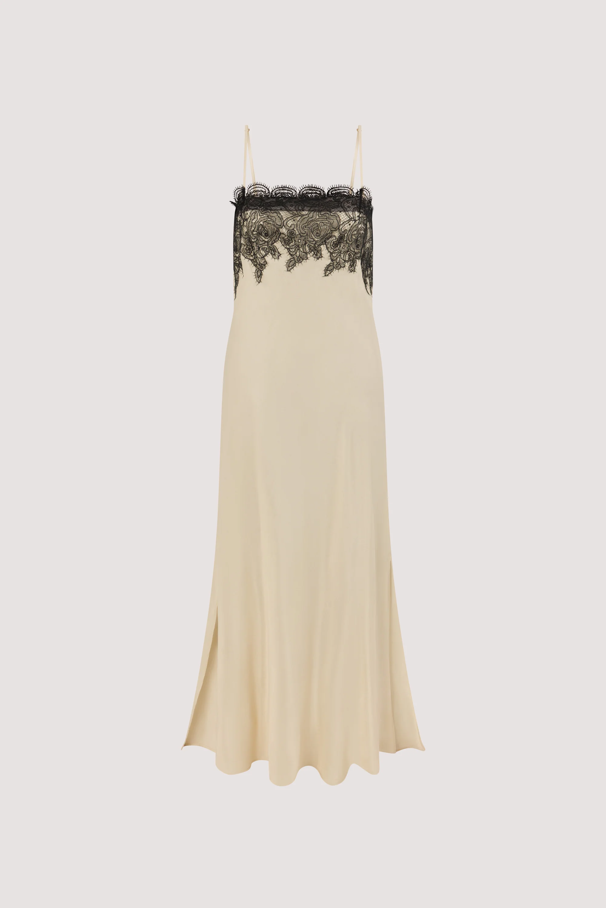 MINA STRAW CUPRO LACE MIDI DRESS - Image 8
