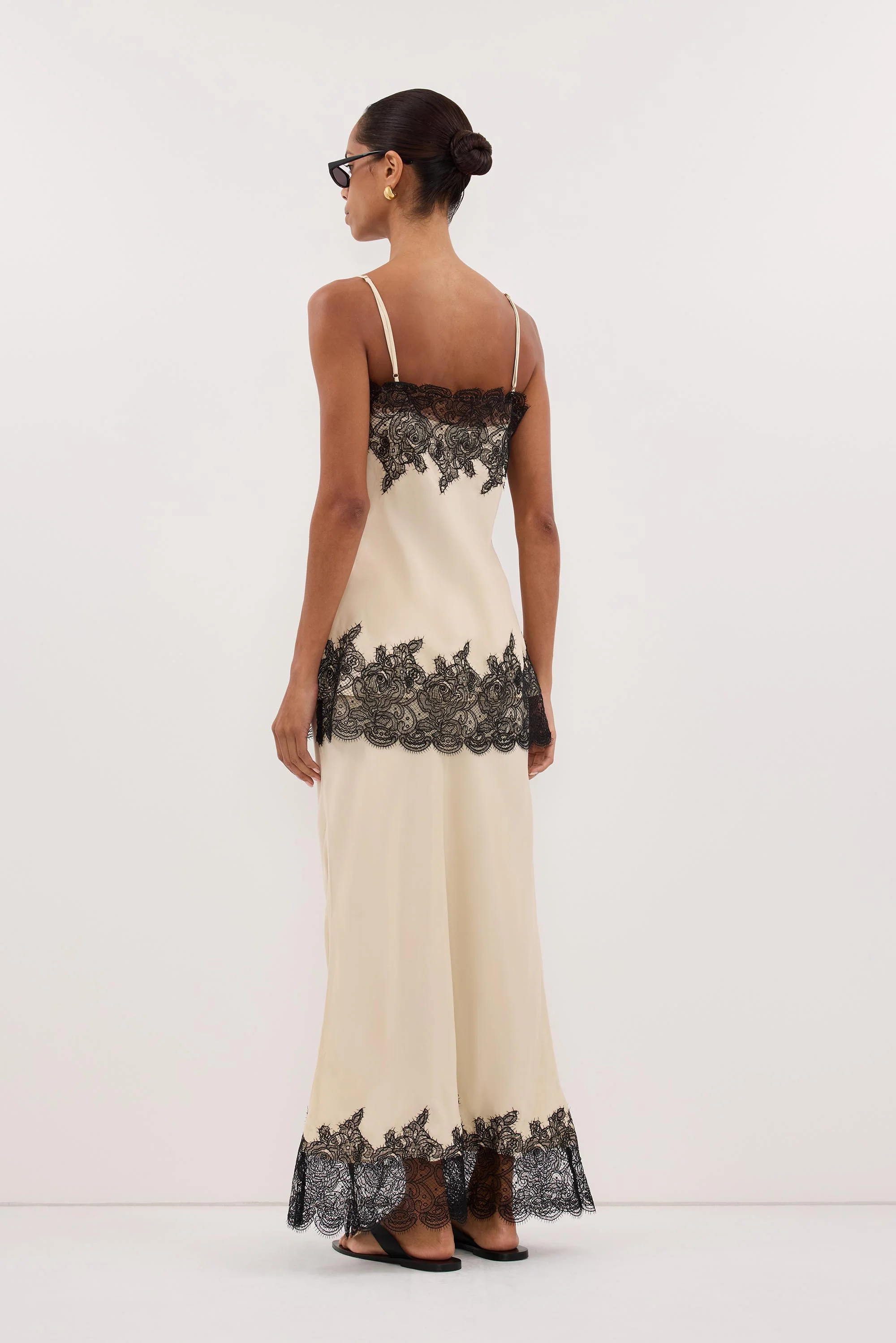 MINA STRAW CUPRO LACE SKIRT - Image 4