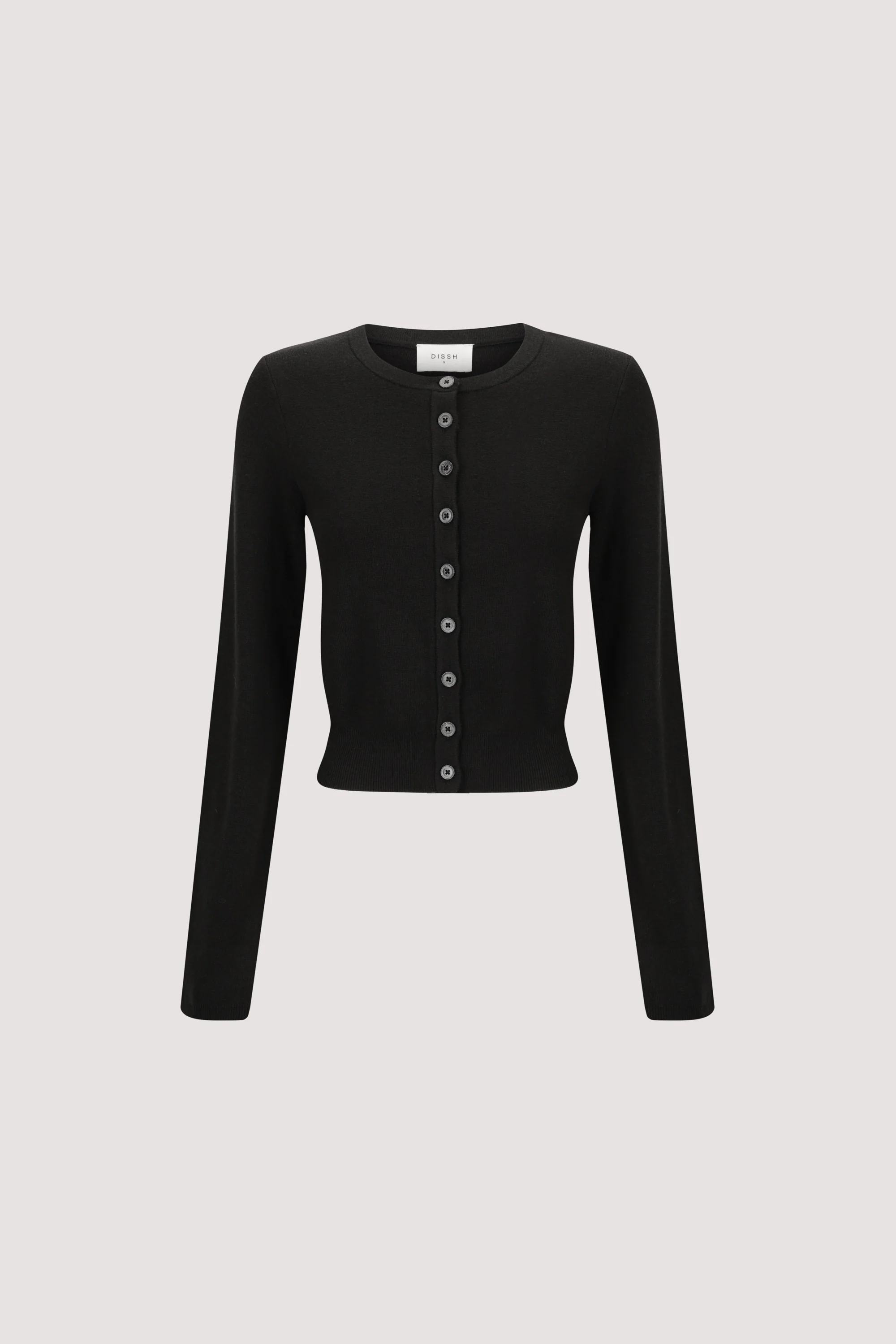 MONACO BLACK LONG SLEEVE CARDIGAN - Image 8