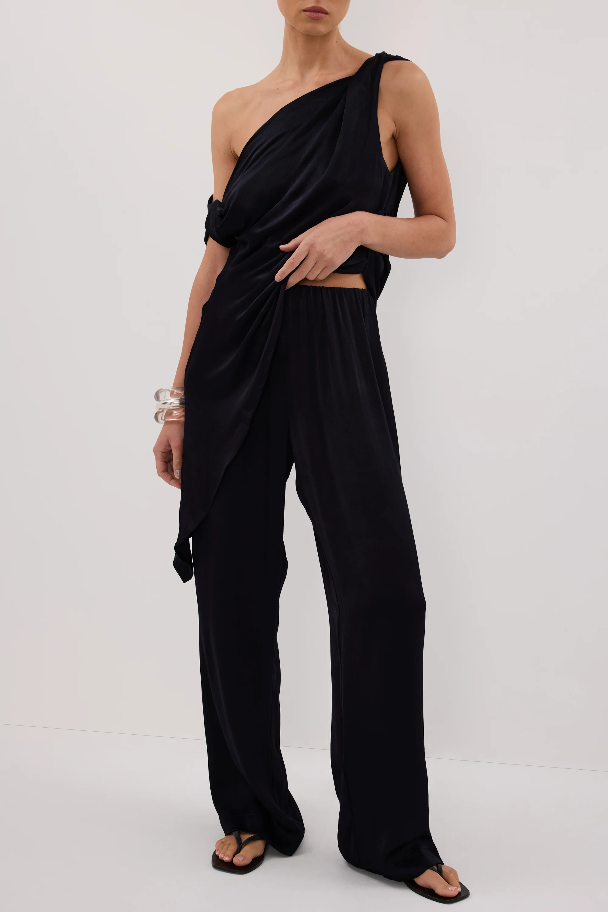 MONICA INK SATIN PANT - Image 2
