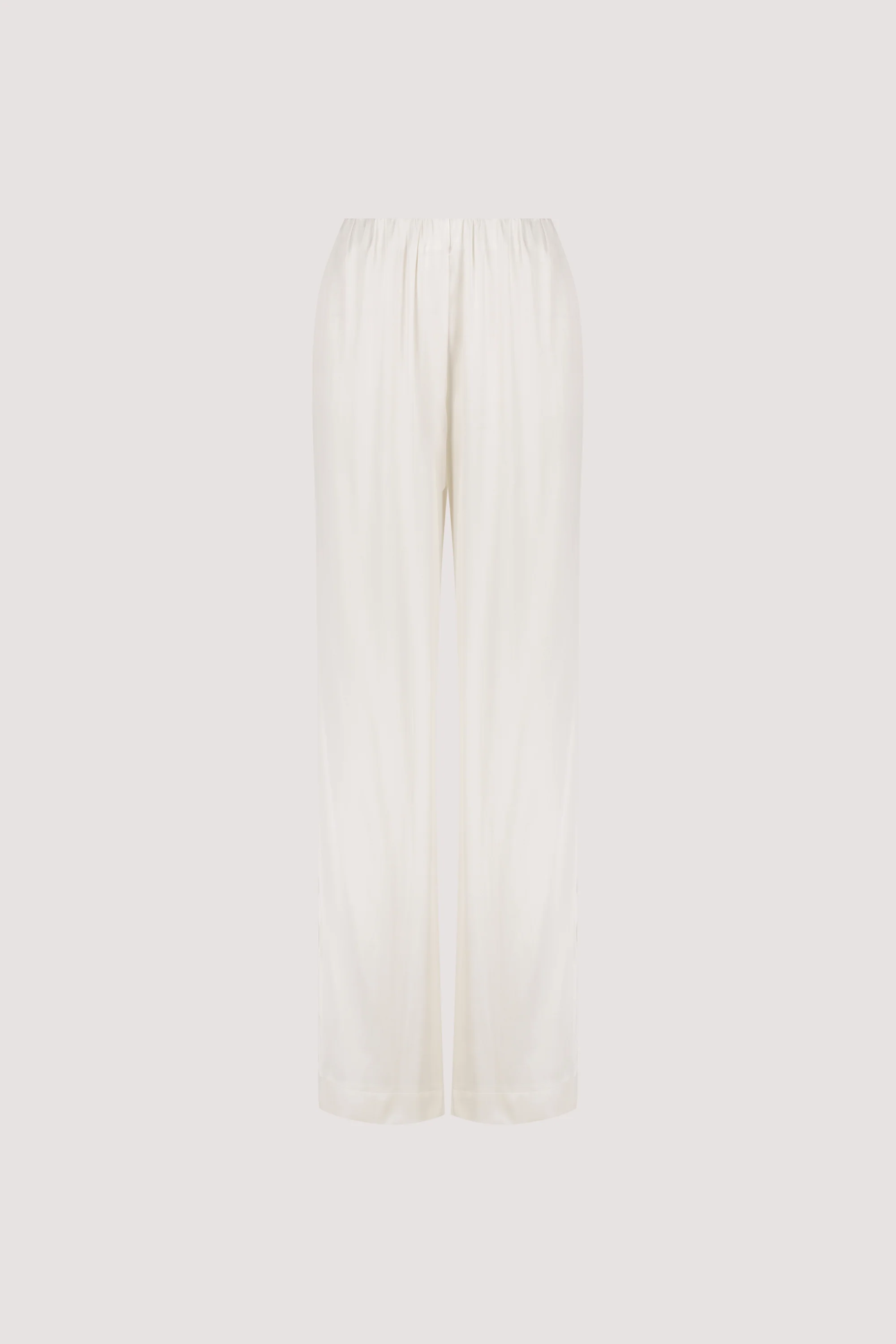 MONICA WHITE SATIN PANT - Image 6