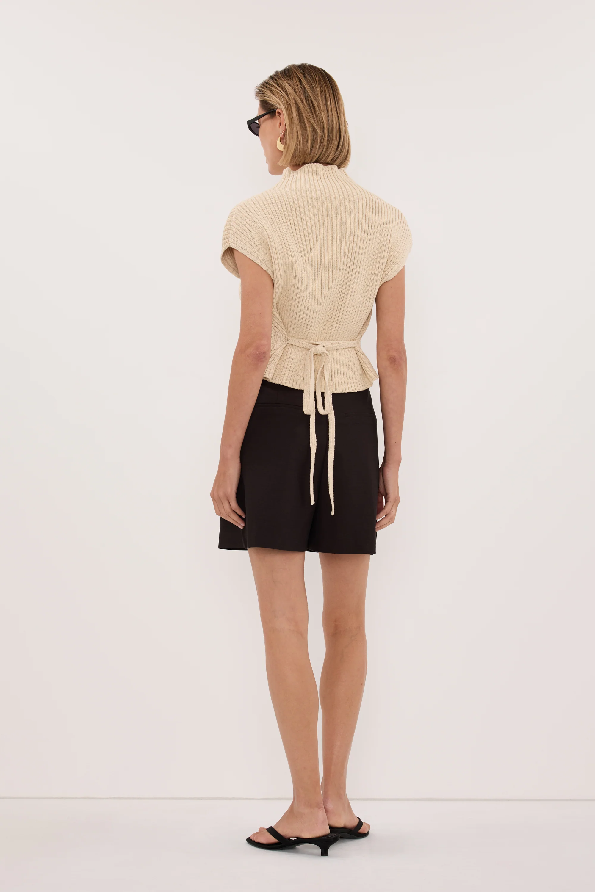 MONIQUE PEAT CHOC TAILORED SHORT - Image 4