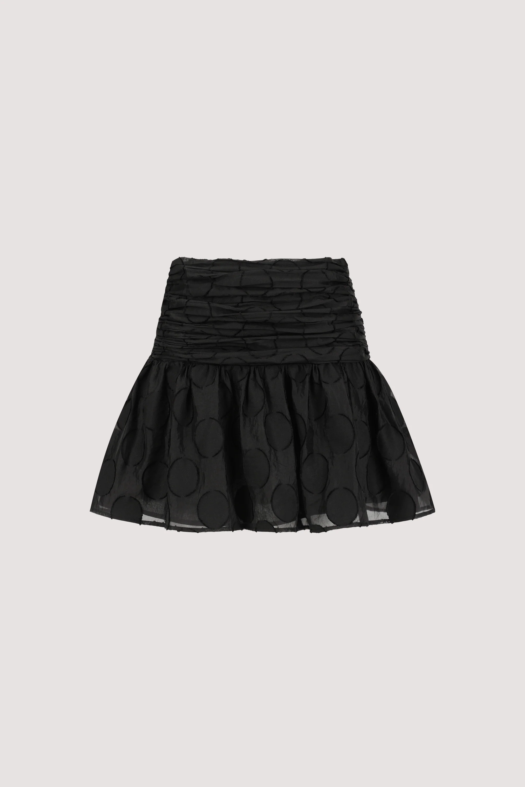 MONTANA BLACK JACQUARD MINI SKIRT - Image 6