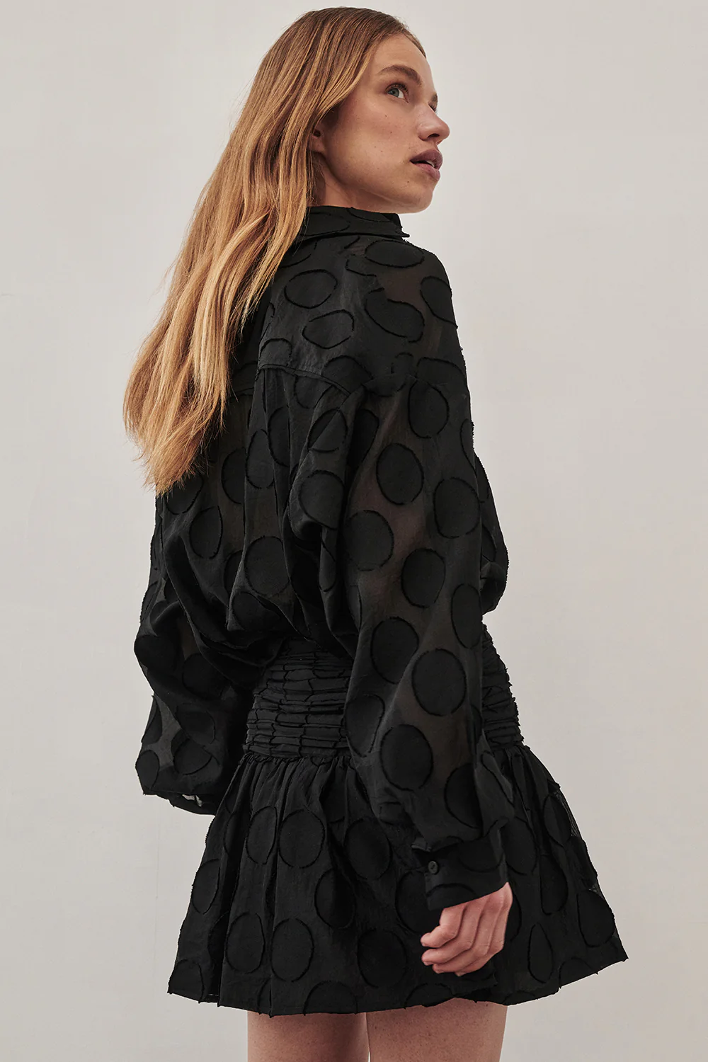 MONTANA BLACK LONG SLEEVE JACQUARD SHIRT - Image 2