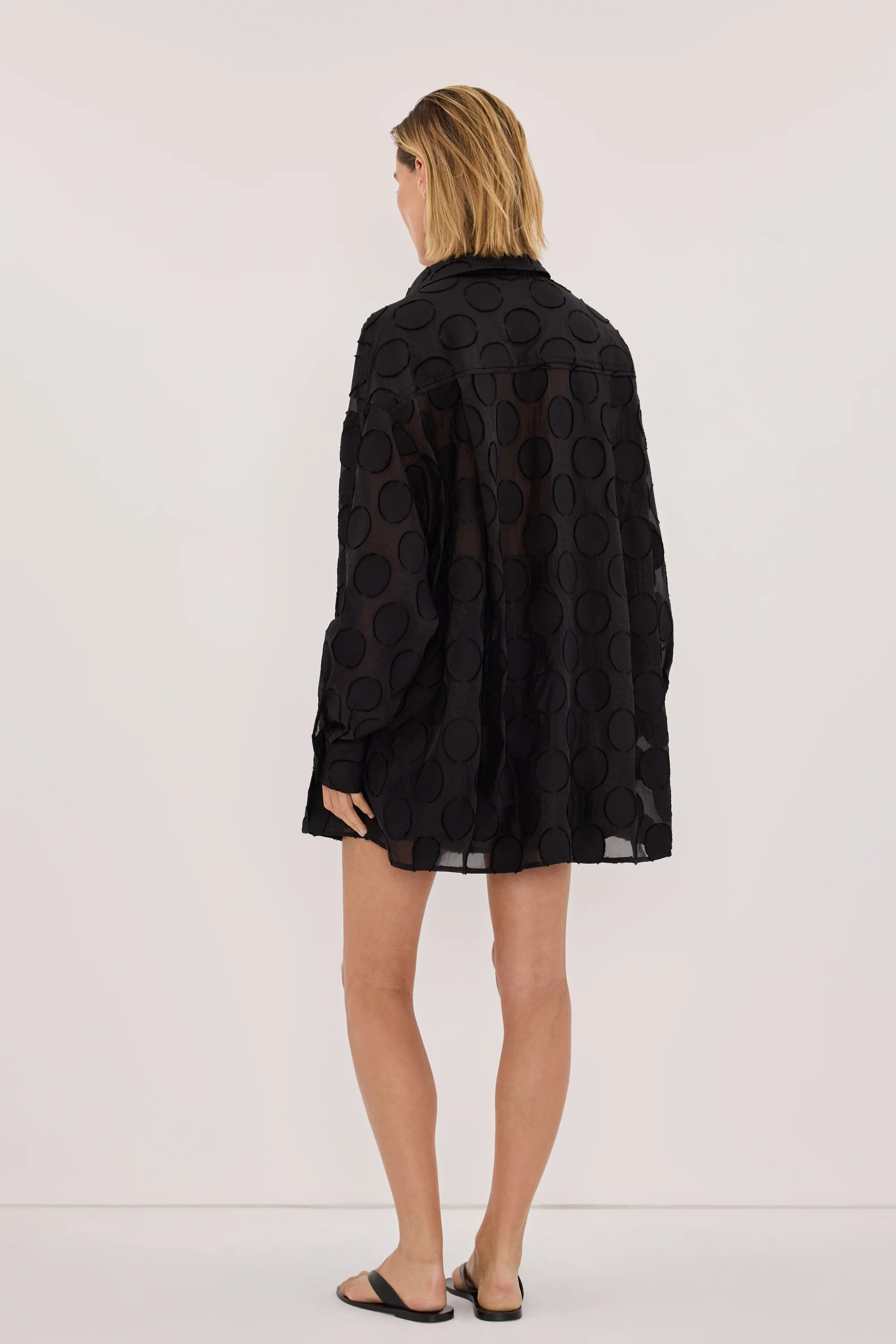 MONTANA BLACK LONG SLEEVE JACQUARD SHIRT - Image 4