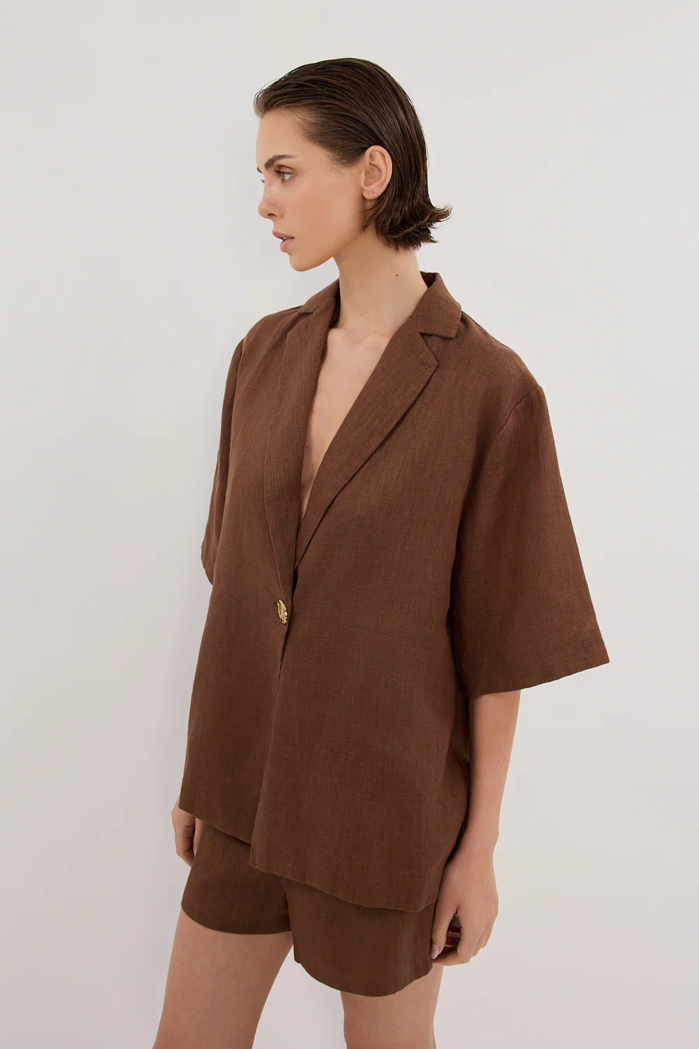 NALA FONDANT LINEN RESORT SHIRT - Image 2