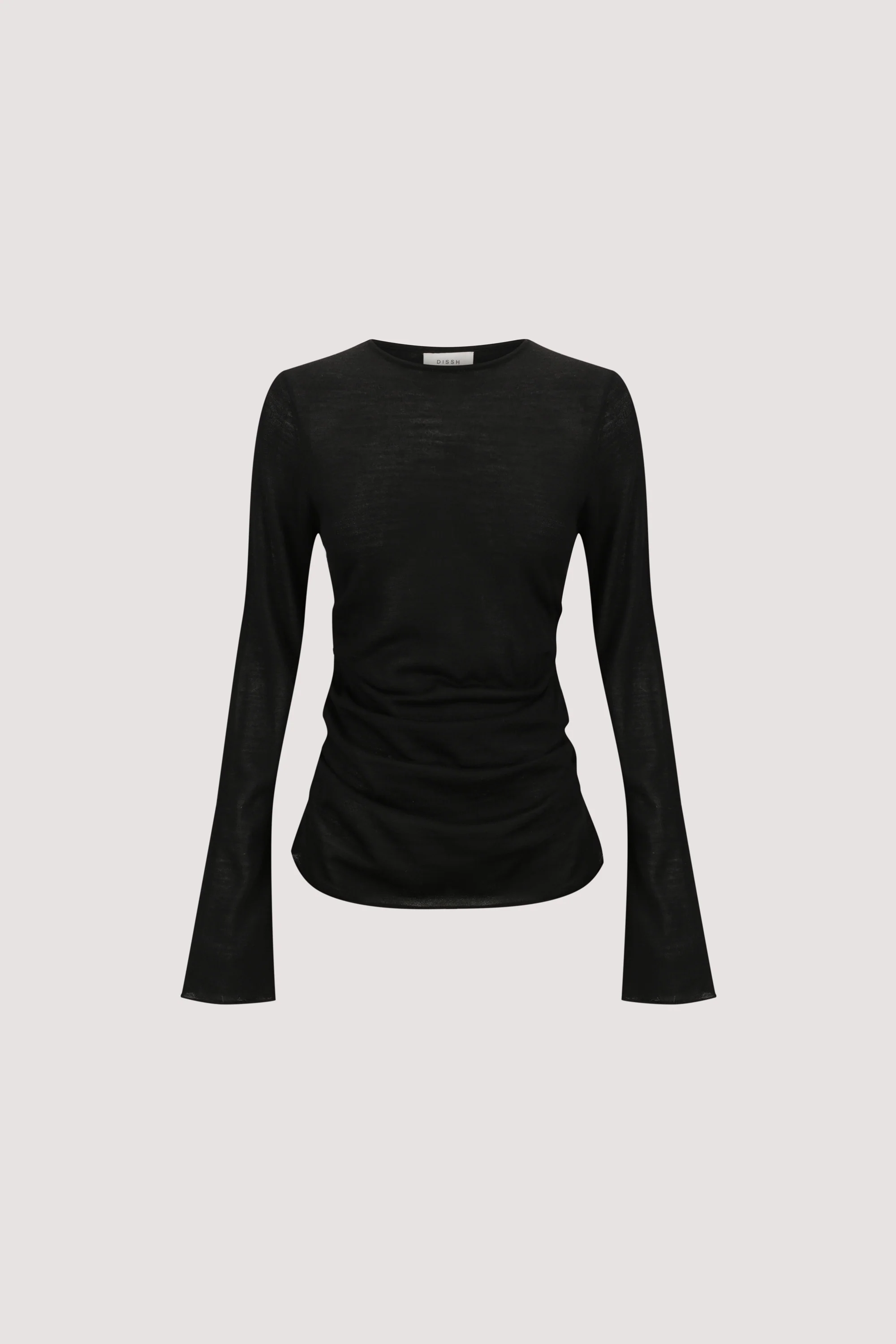 NICO BLACK MERINO KNIT TOP - Image 6