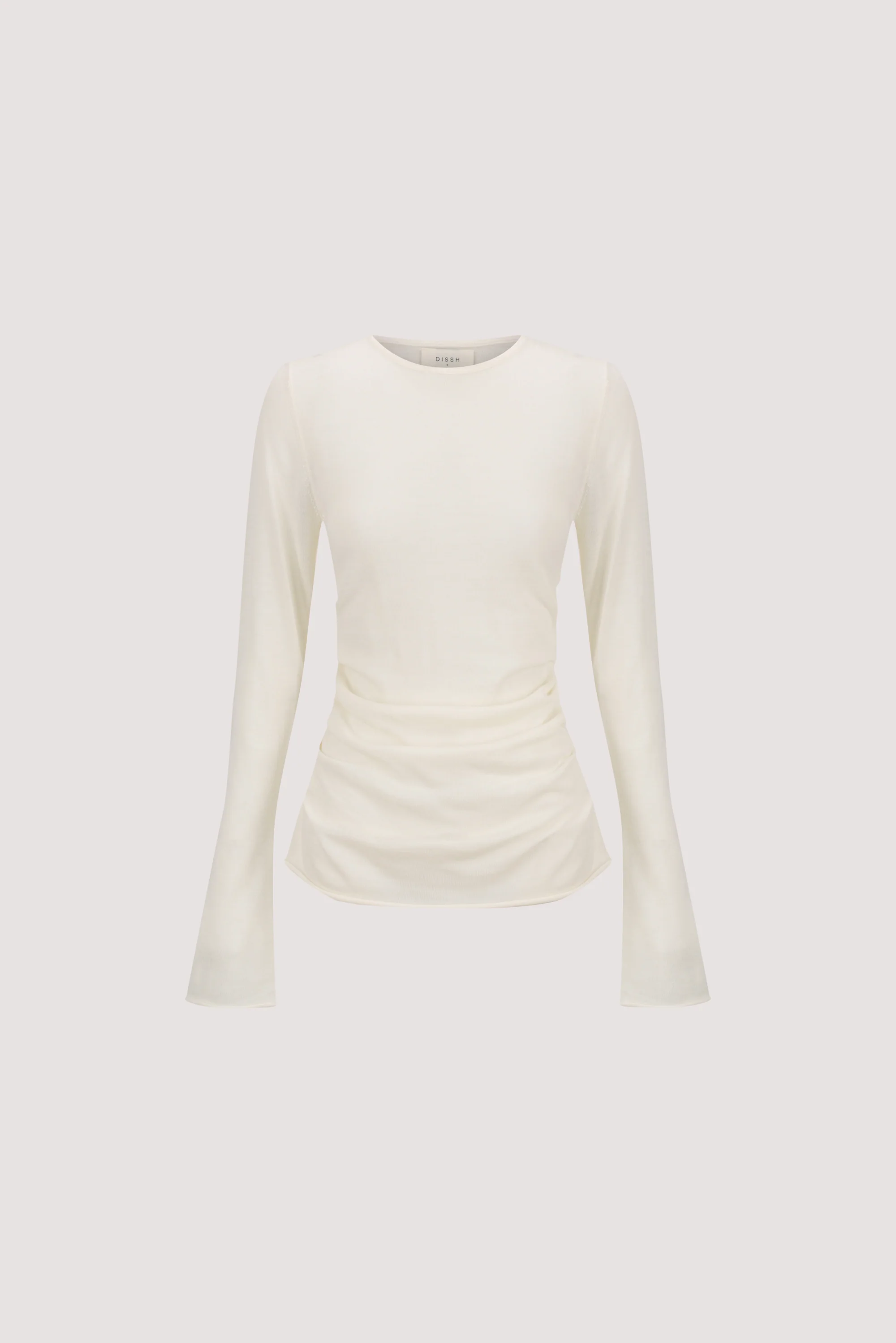 NICO OFF WHITE MERINO KNIT TOP - Image 8
