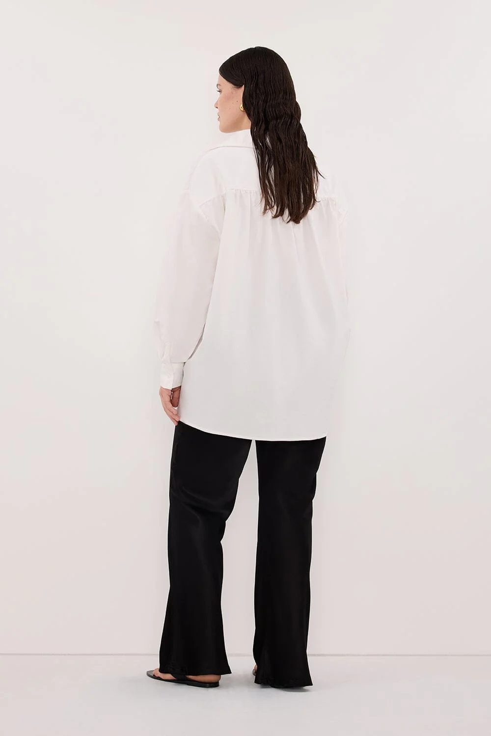 NIKKI BLACK SATIN BIAS PANT - Image 6