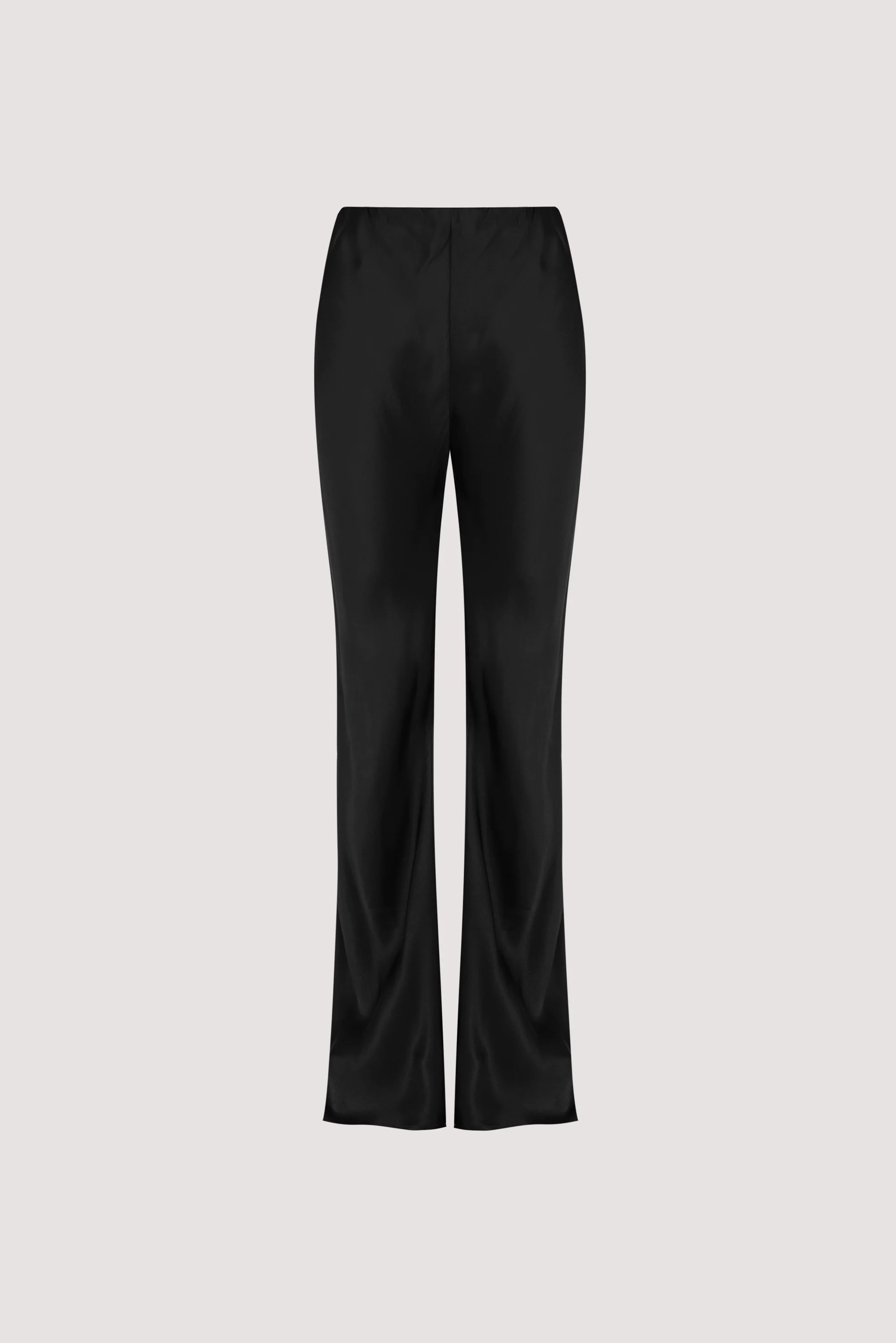 NIKKI BLACK SATIN BIAS PANT - Image 7