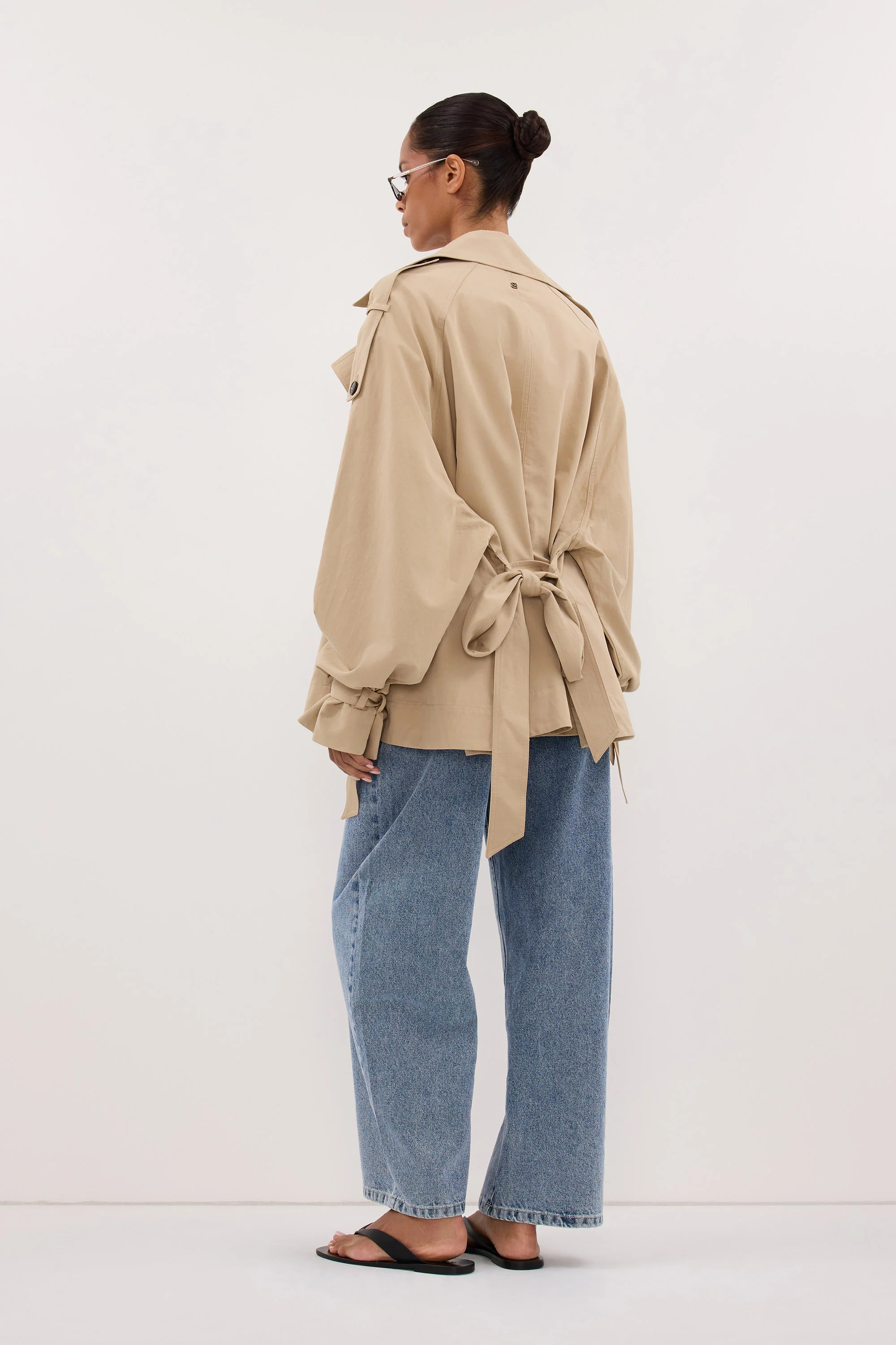 NINA STONE LIGHTWEIGHT MINI TRENCH - Image 8