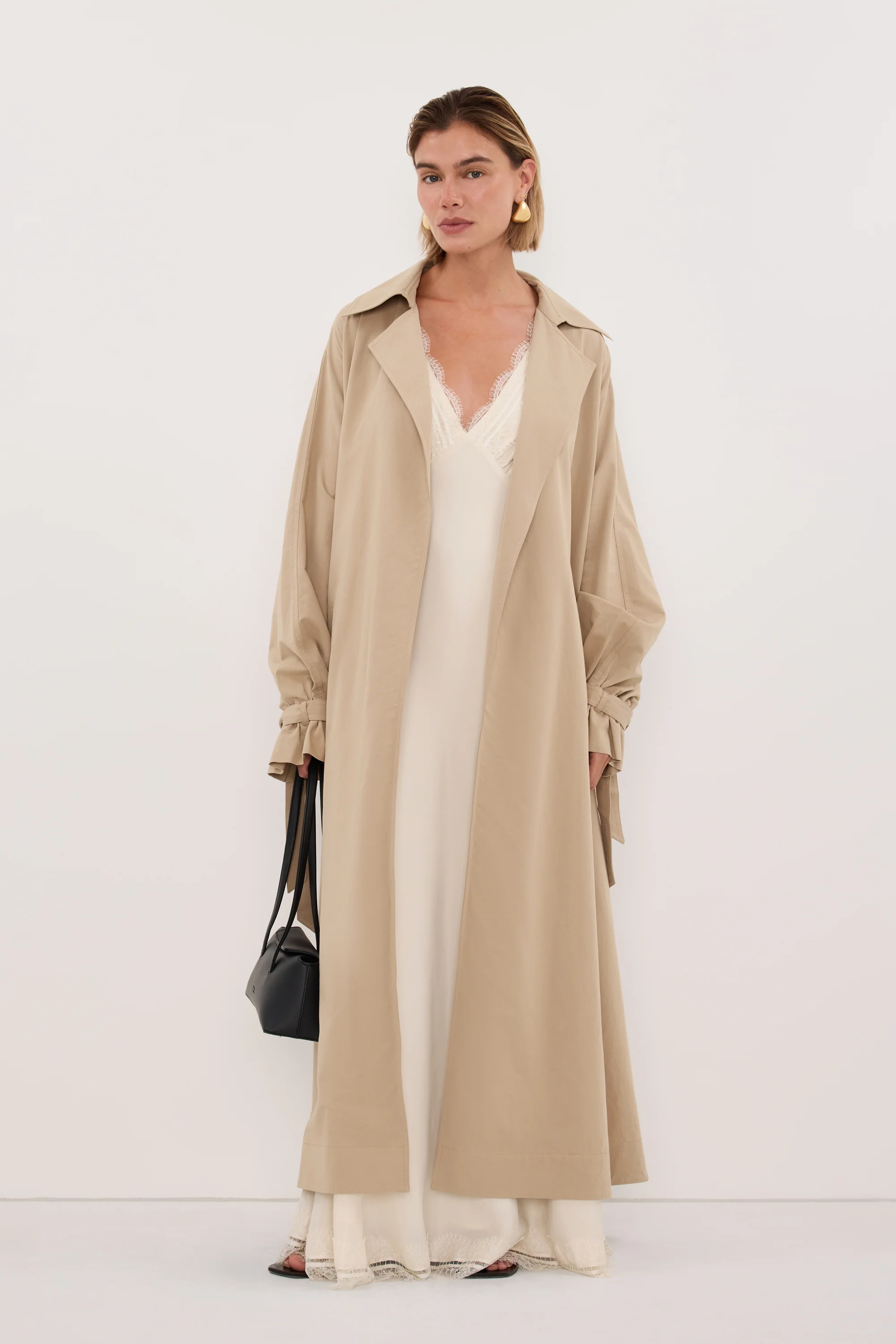 NINA STONE LIGHTWEIGHT TRENCH COAT - Image 2