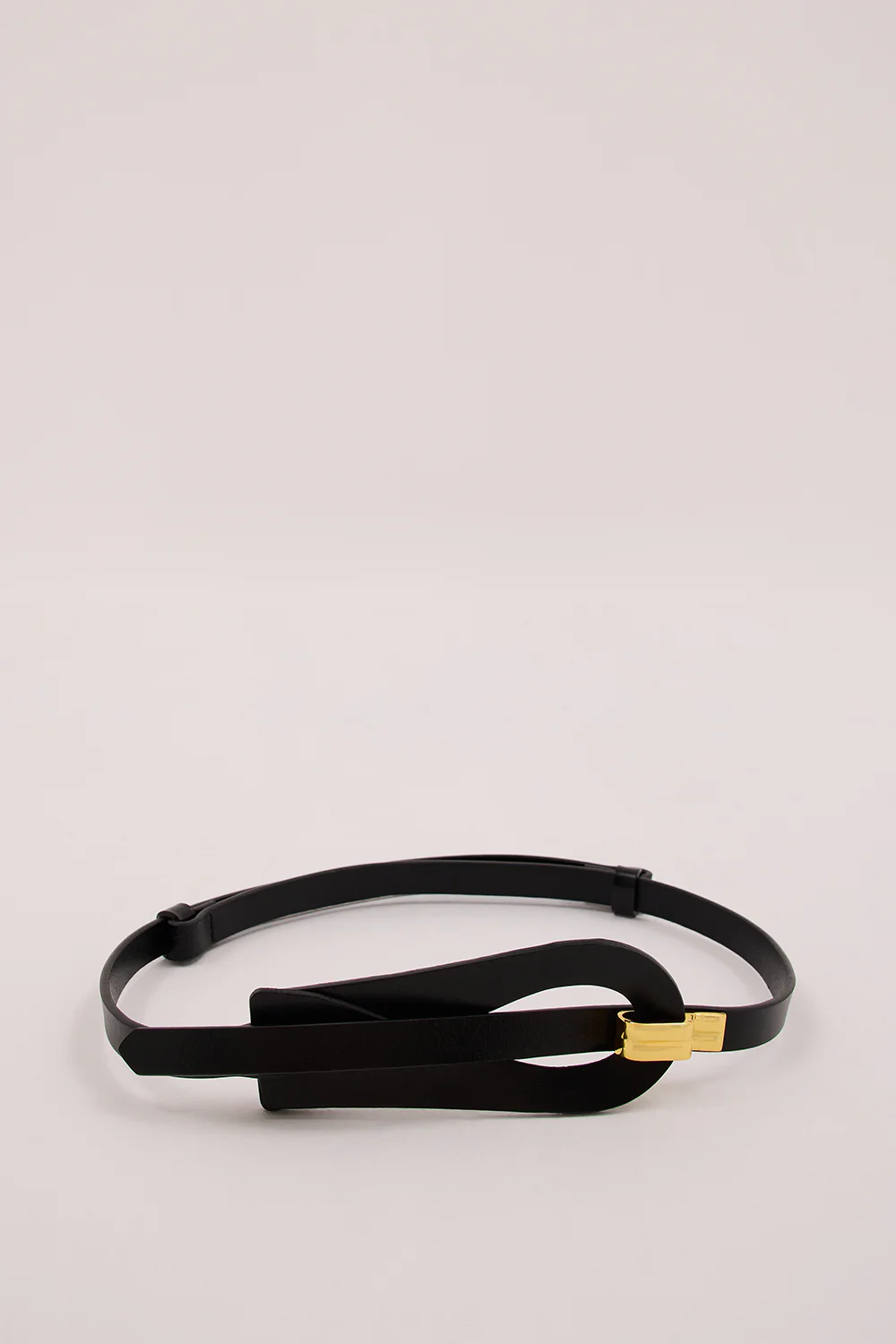 NOAH THE LABEL BLACK LOOP STREET STYLE BELT