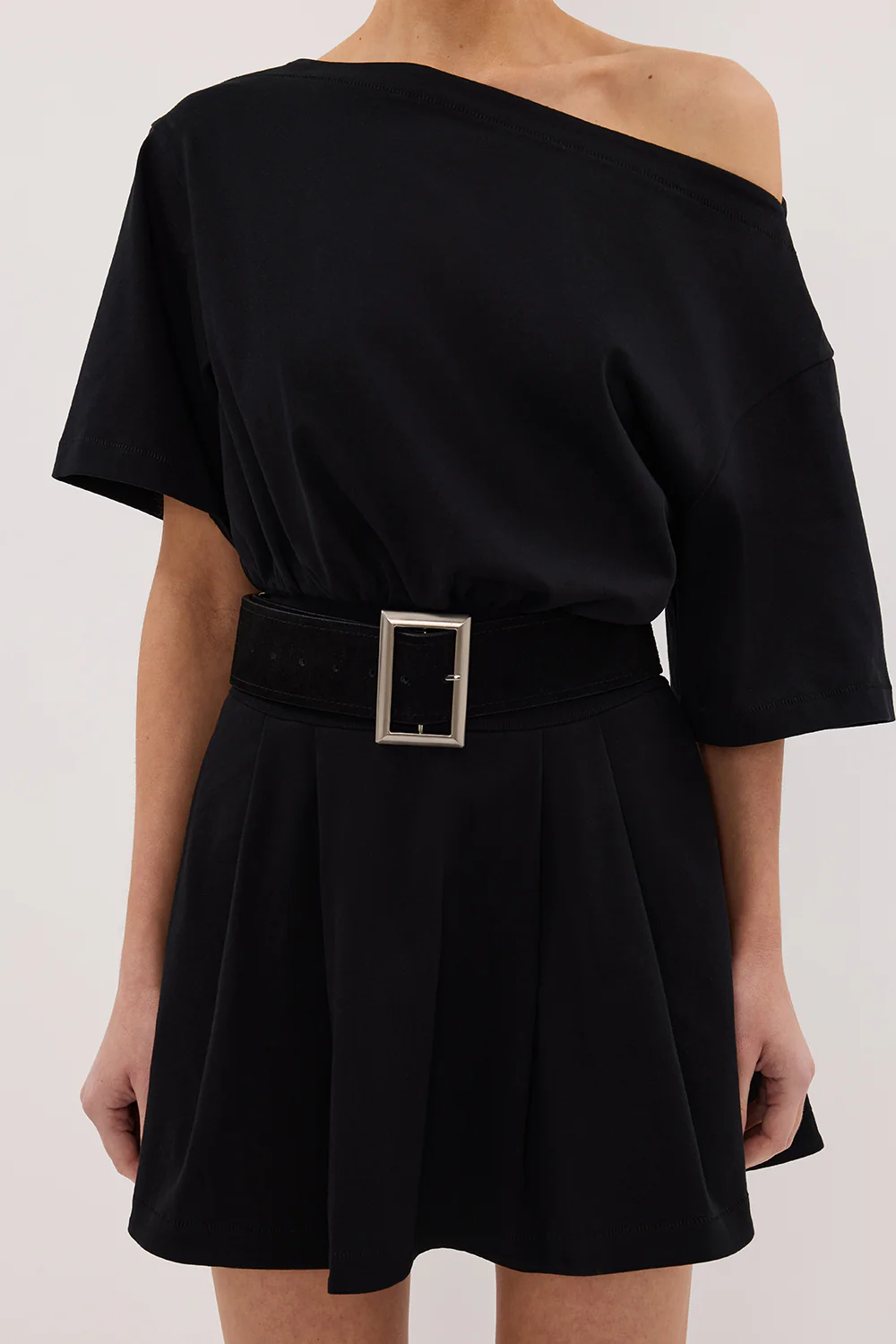 NOAH THE LABEL BLACK SUEDE BELT - Image 2