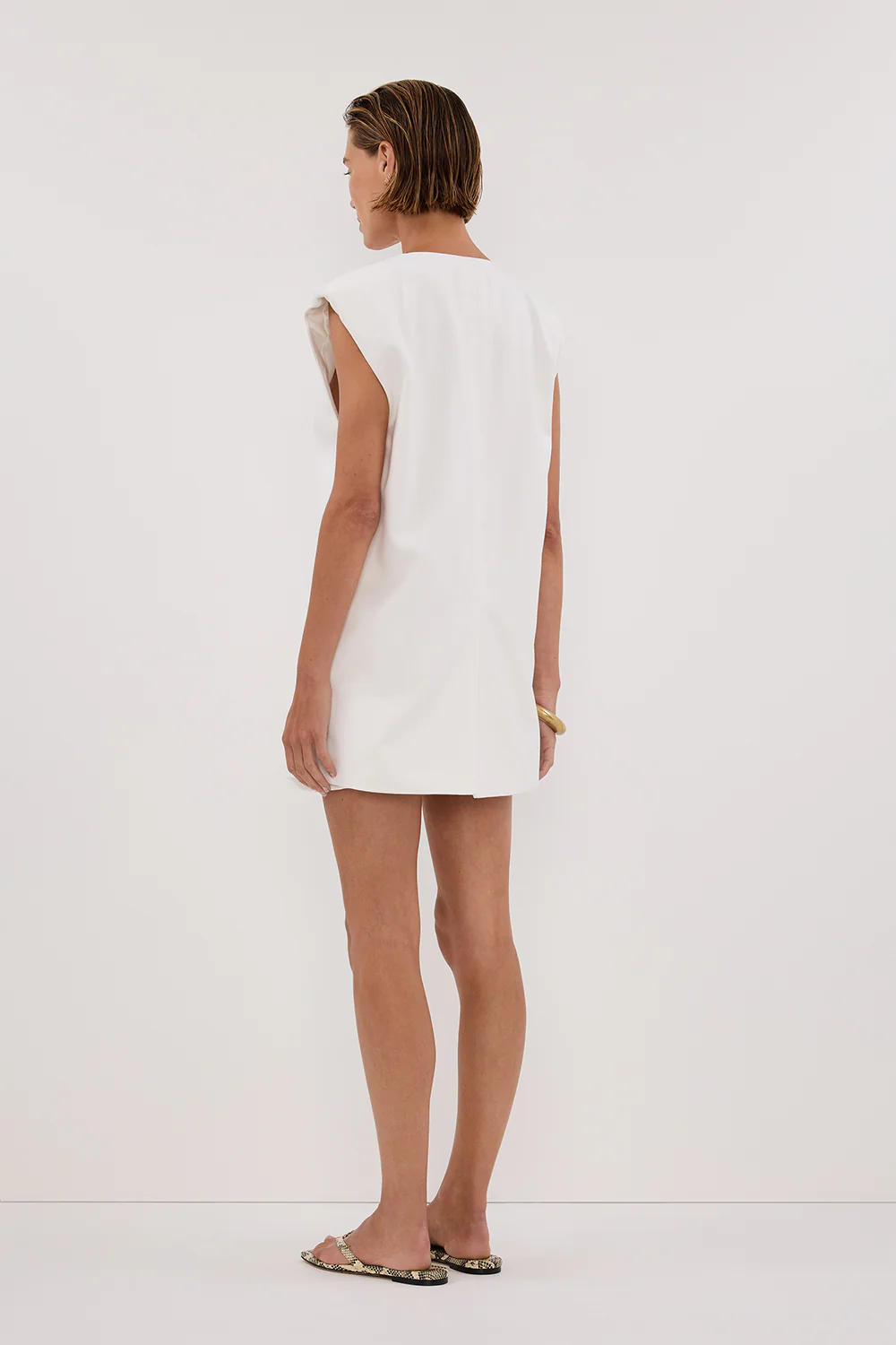 OLIVER WHITE OVERSIZED VEST - Image 4