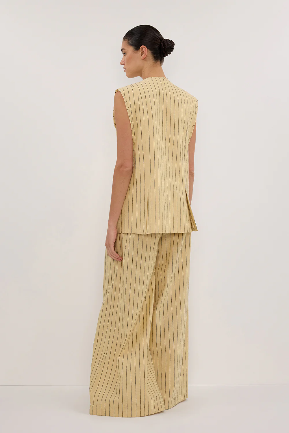 OLLIE DUNE STRIPE WIDE LEG PANT - Image 4