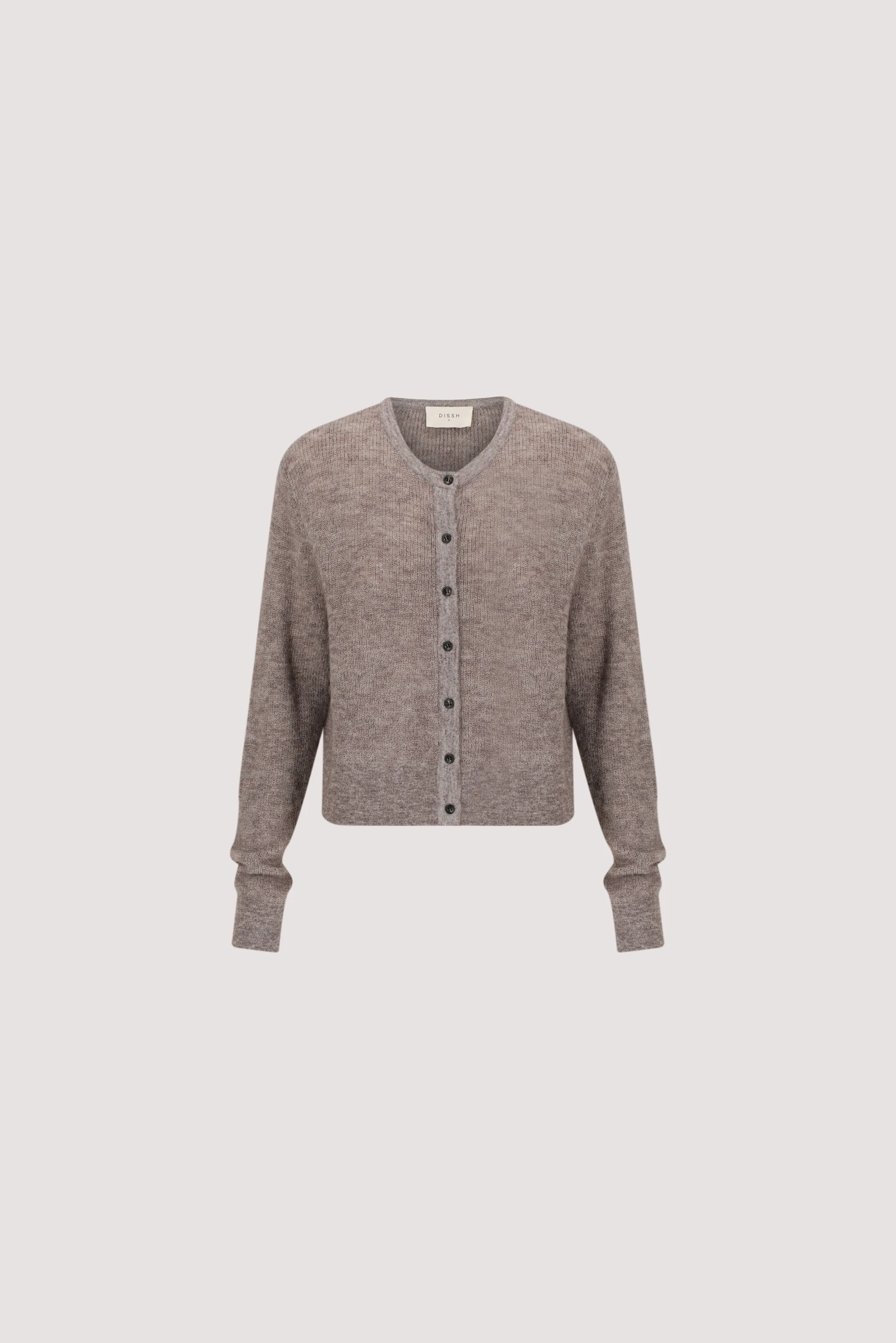 ONYX TAUPE MARLE KNIT CARDIGAN - Image 8