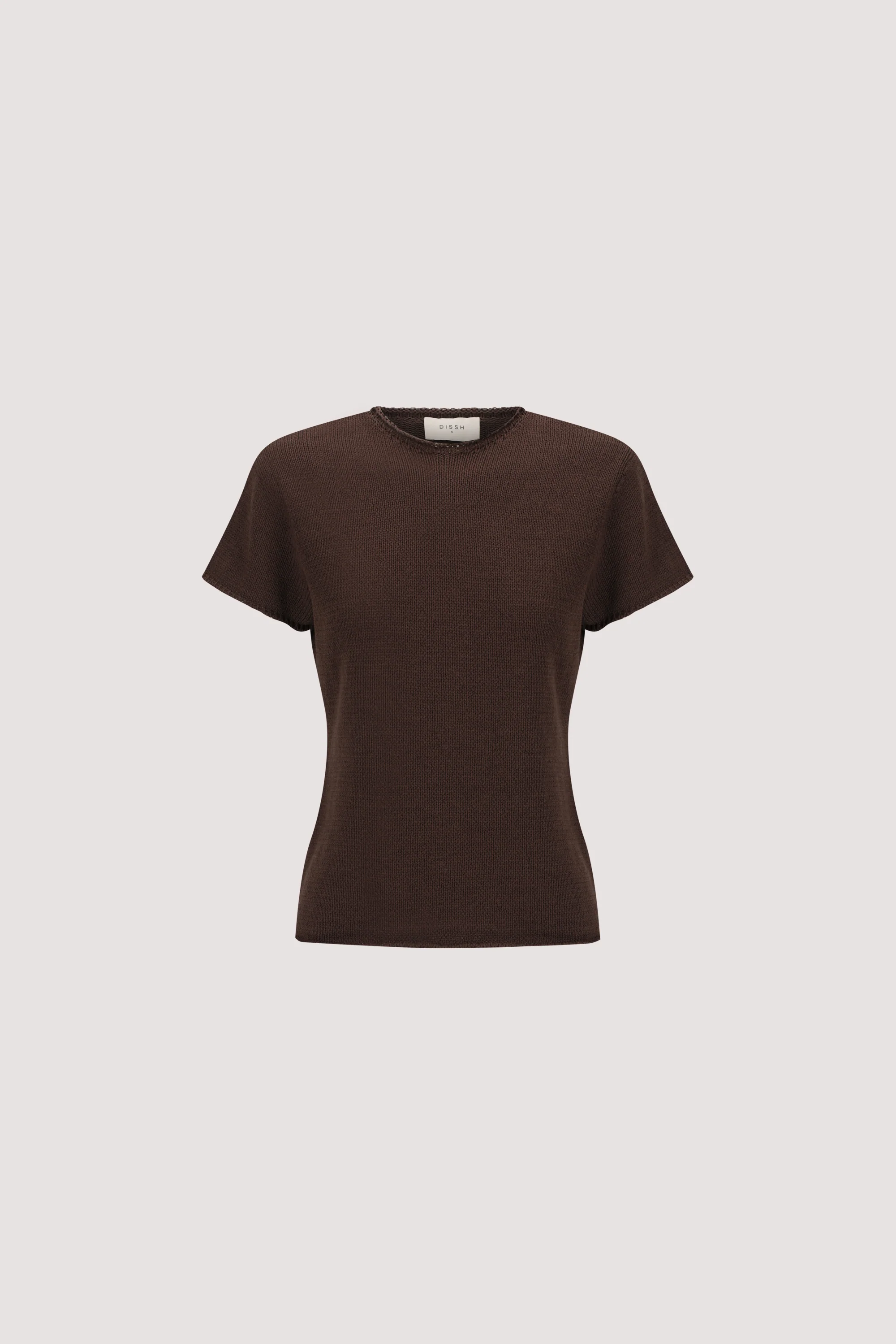 ORIA BURNT CHOC COTTON BABY TEE - Image 8
