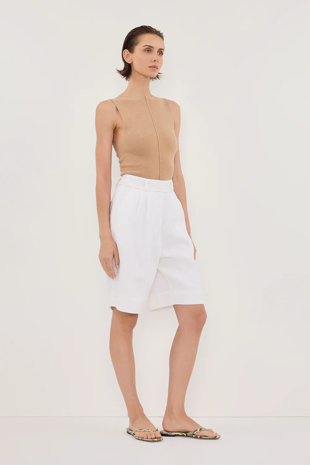 OWEN TAN BOAT NECK TOP - Image 3